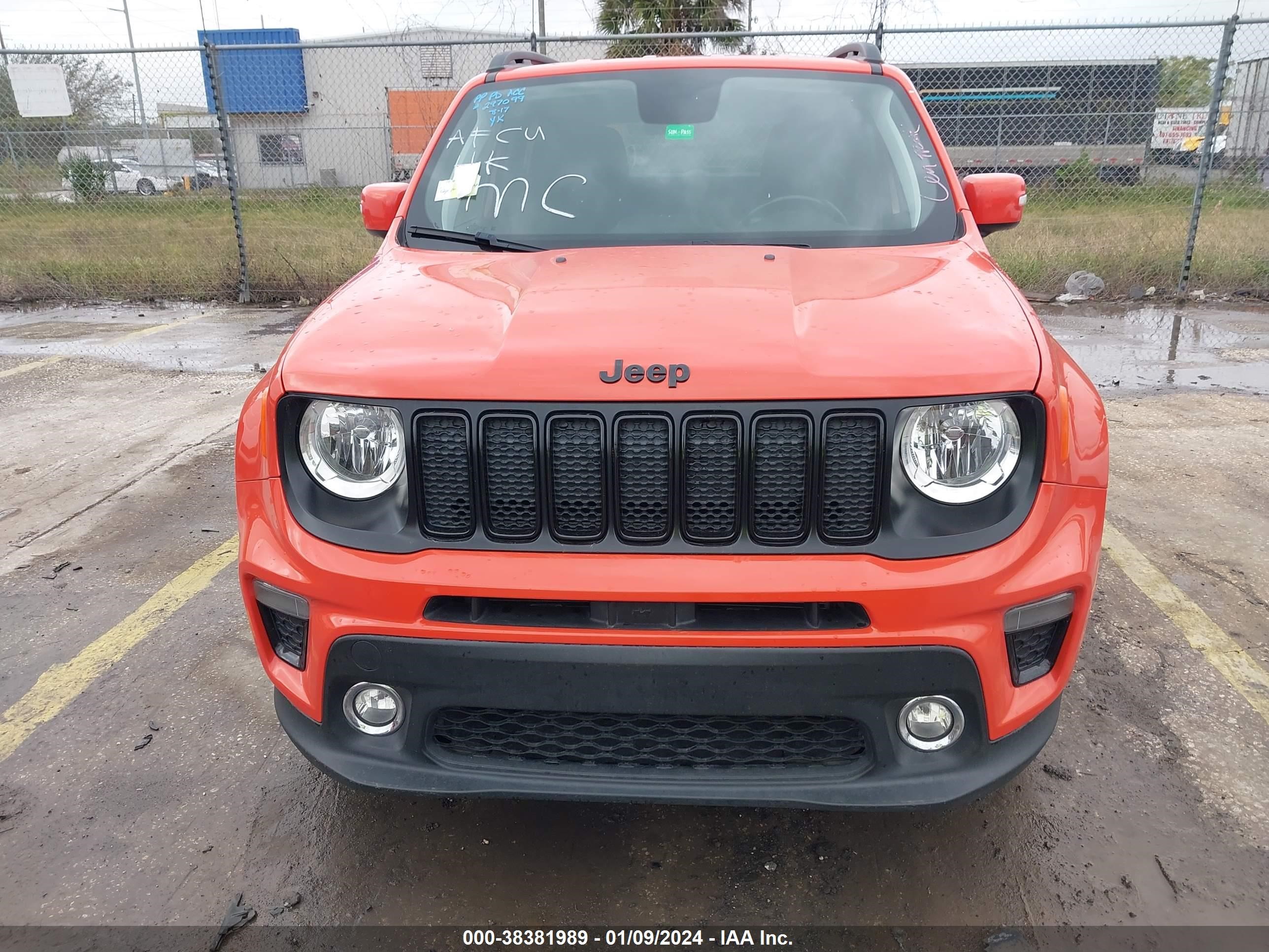 2020 Jeep Renegade Altitude Fwd vin: ZACNJABB0LPL67404