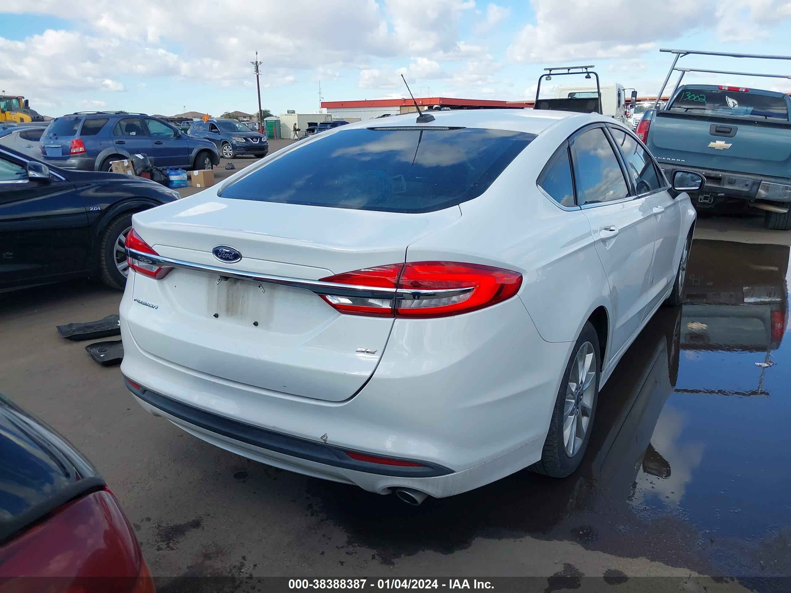 2017 Ford Fusion Se vin: 3FA6P0H7XHR278123