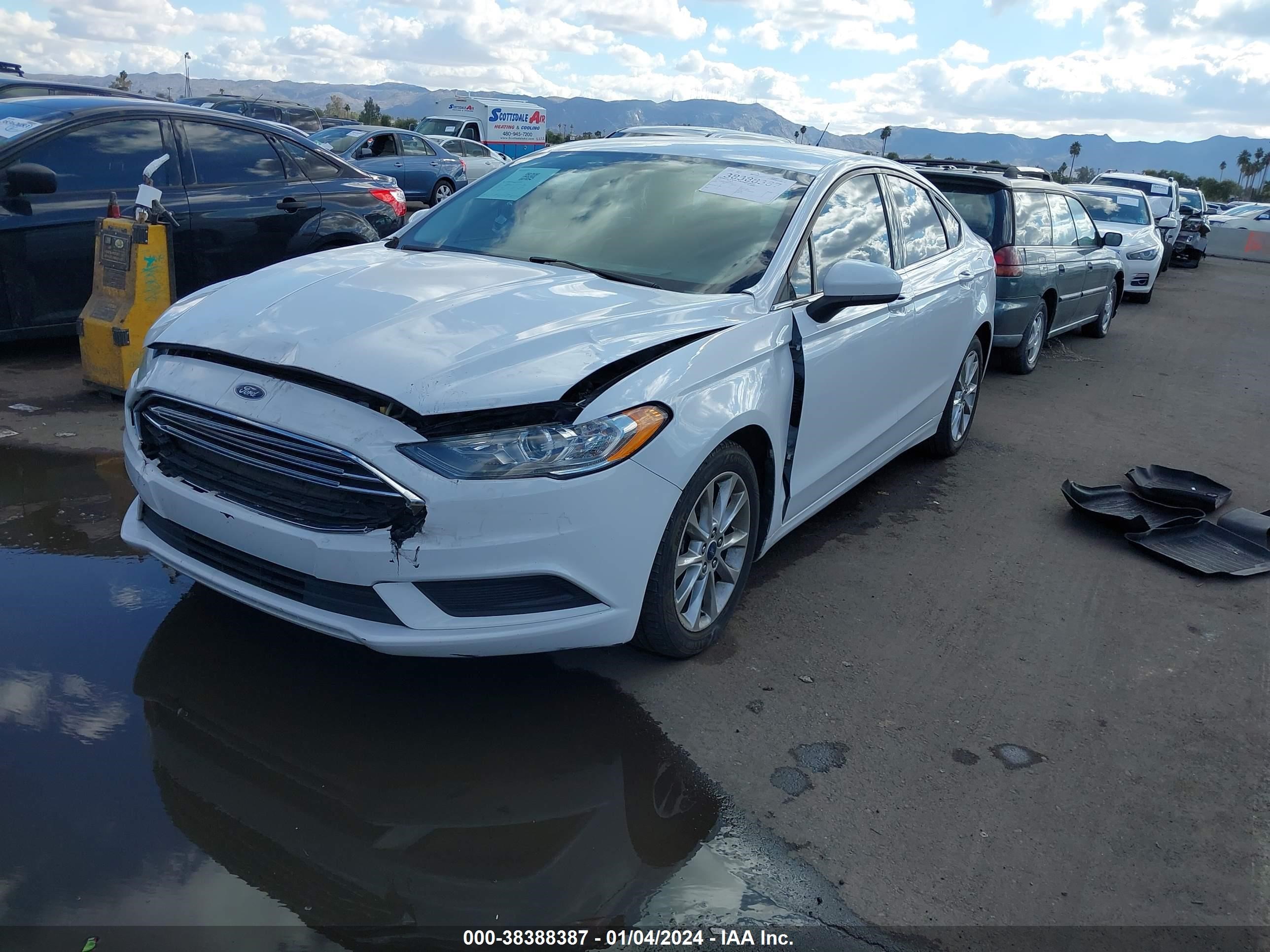 2017 Ford Fusion Se vin: 3FA6P0H7XHR278123