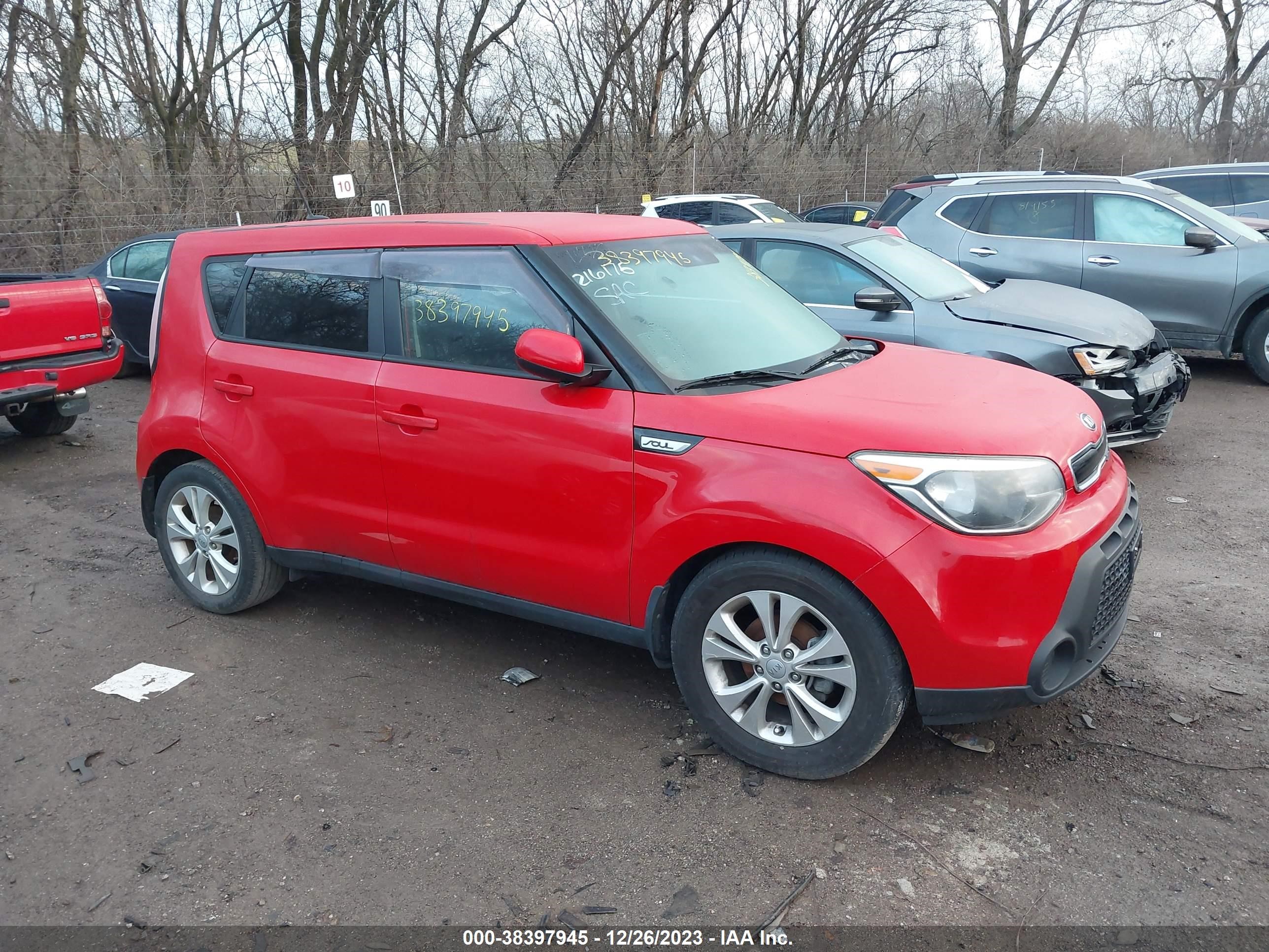 2015 Kia Soul + vin: KNDJP3A53F7754859