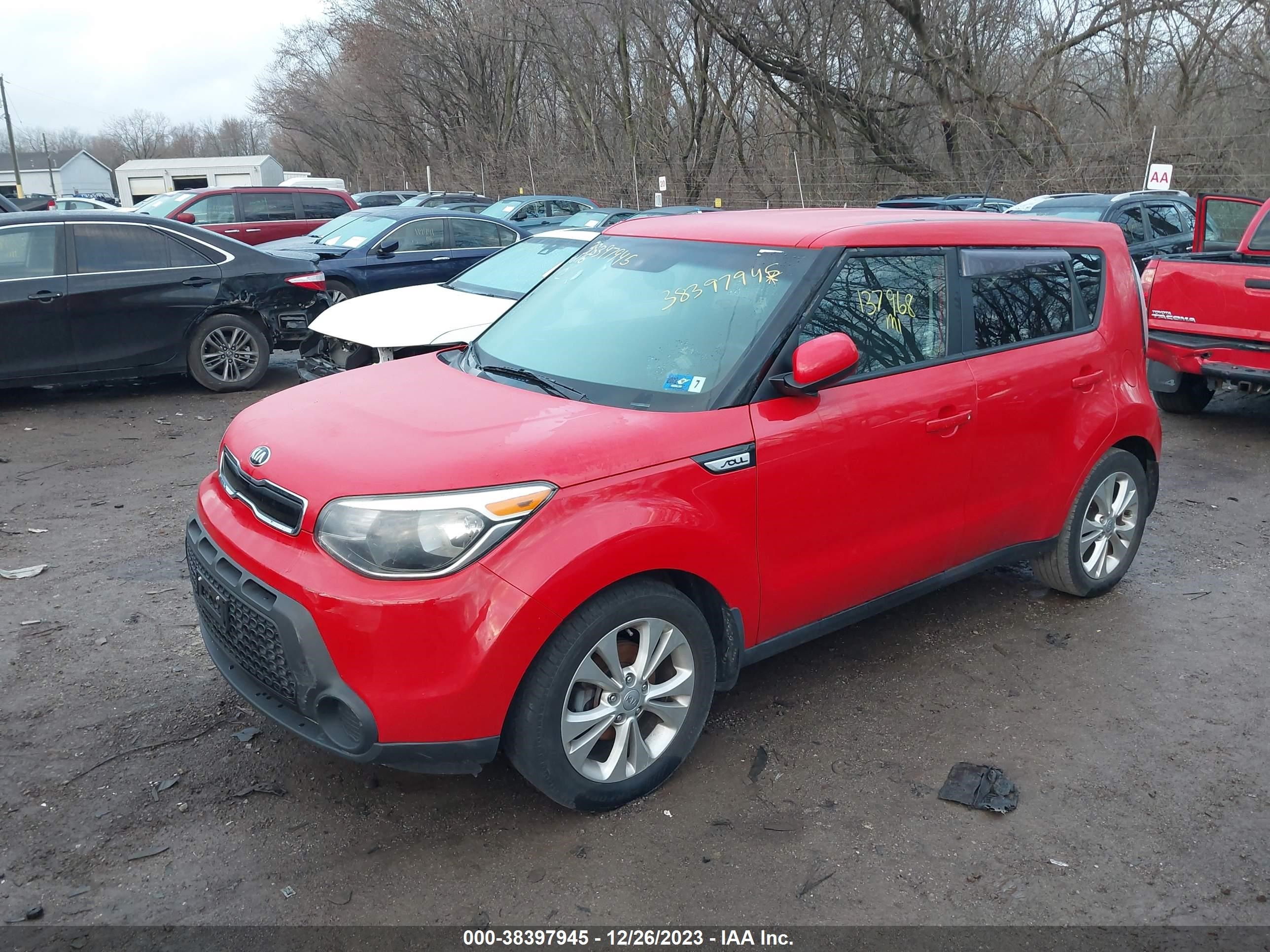 2015 Kia Soul + vin: KNDJP3A53F7754859