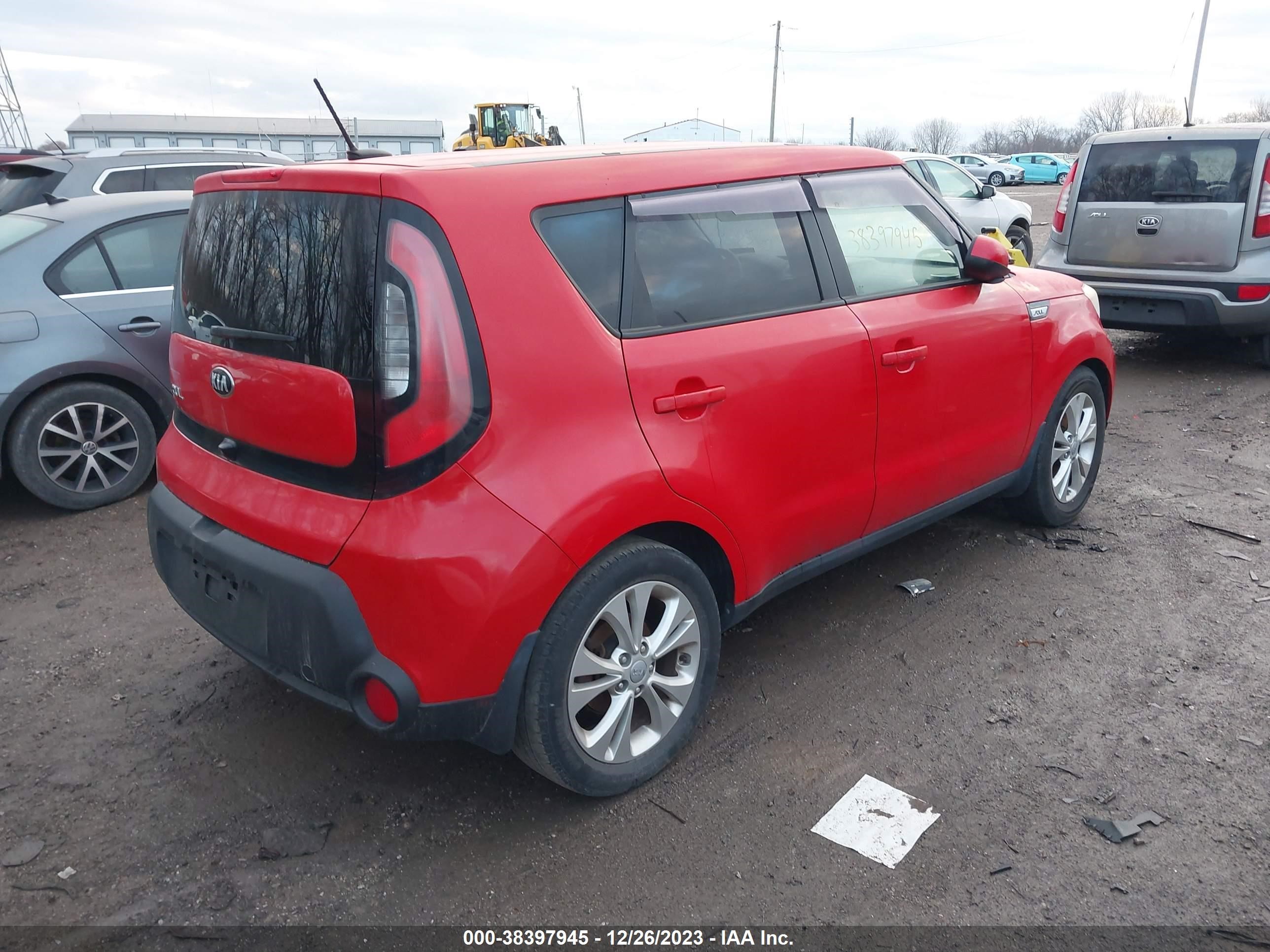 2015 Kia Soul + vin: KNDJP3A53F7754859