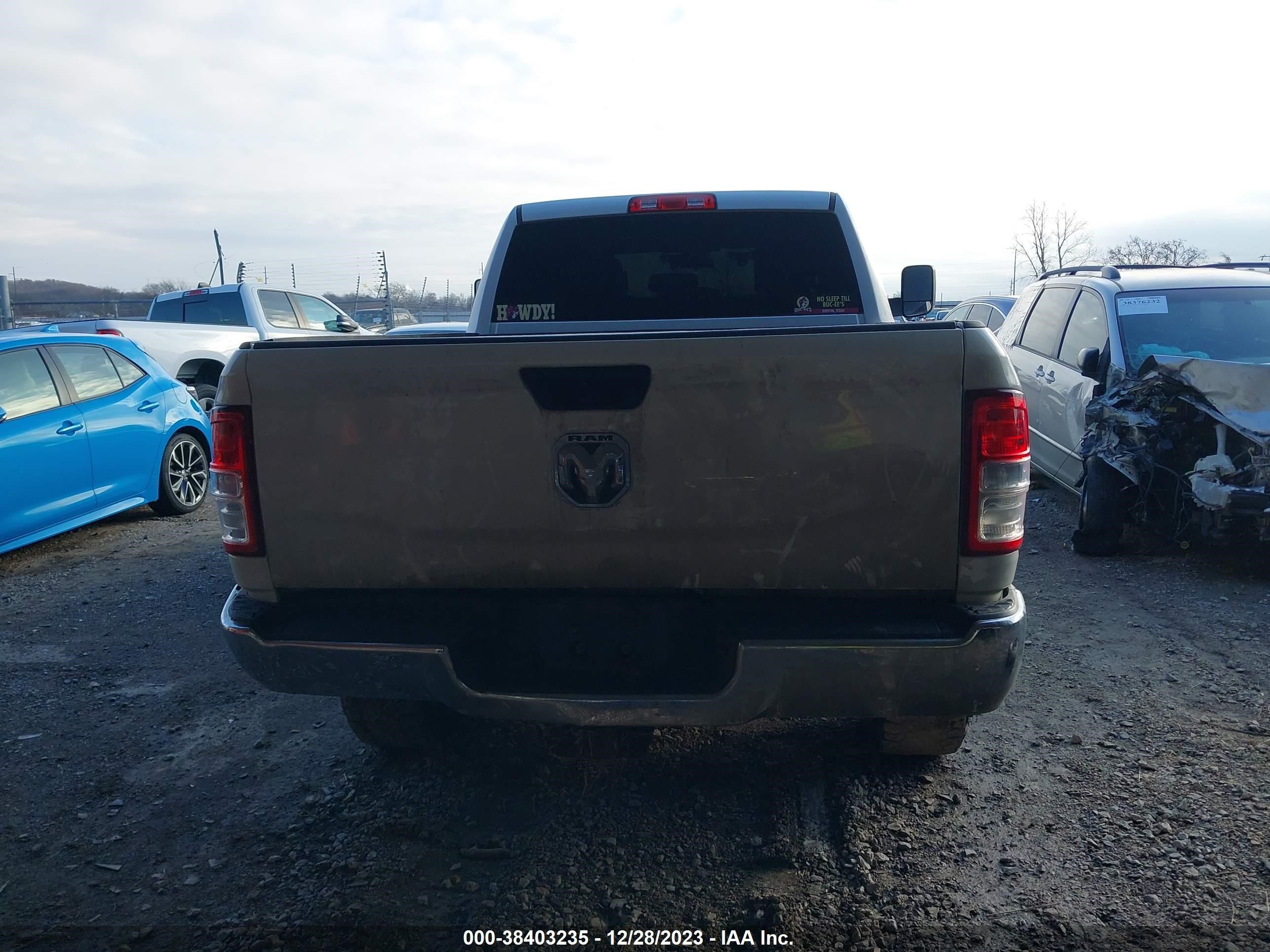 2021 Ram 2500 Tradesman 4X4 6'4 Box vin: 3C6UR5CL8MG605953