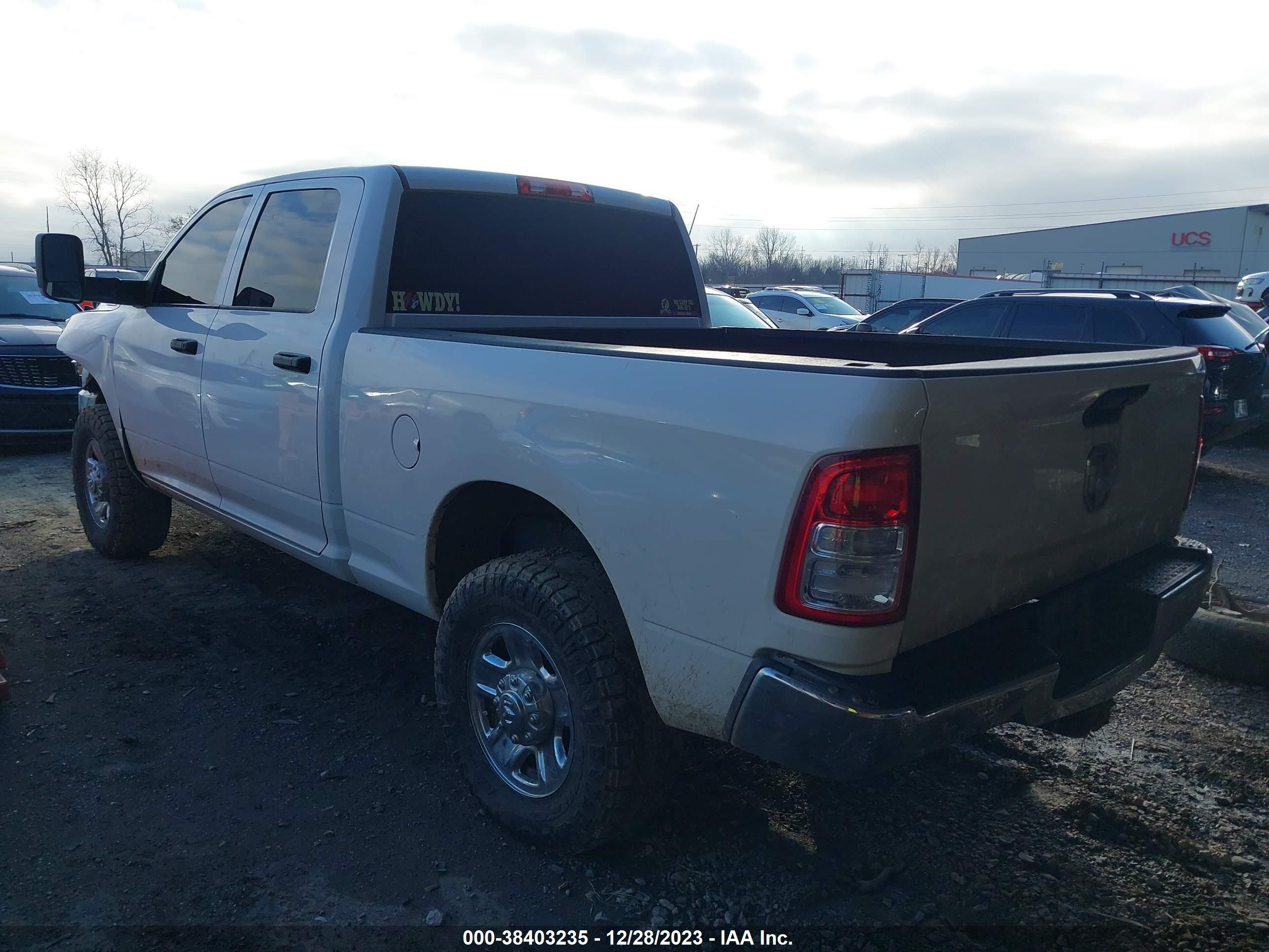 2021 Ram 2500 Tradesman 4X4 6'4 Box vin: 3C6UR5CL8MG605953