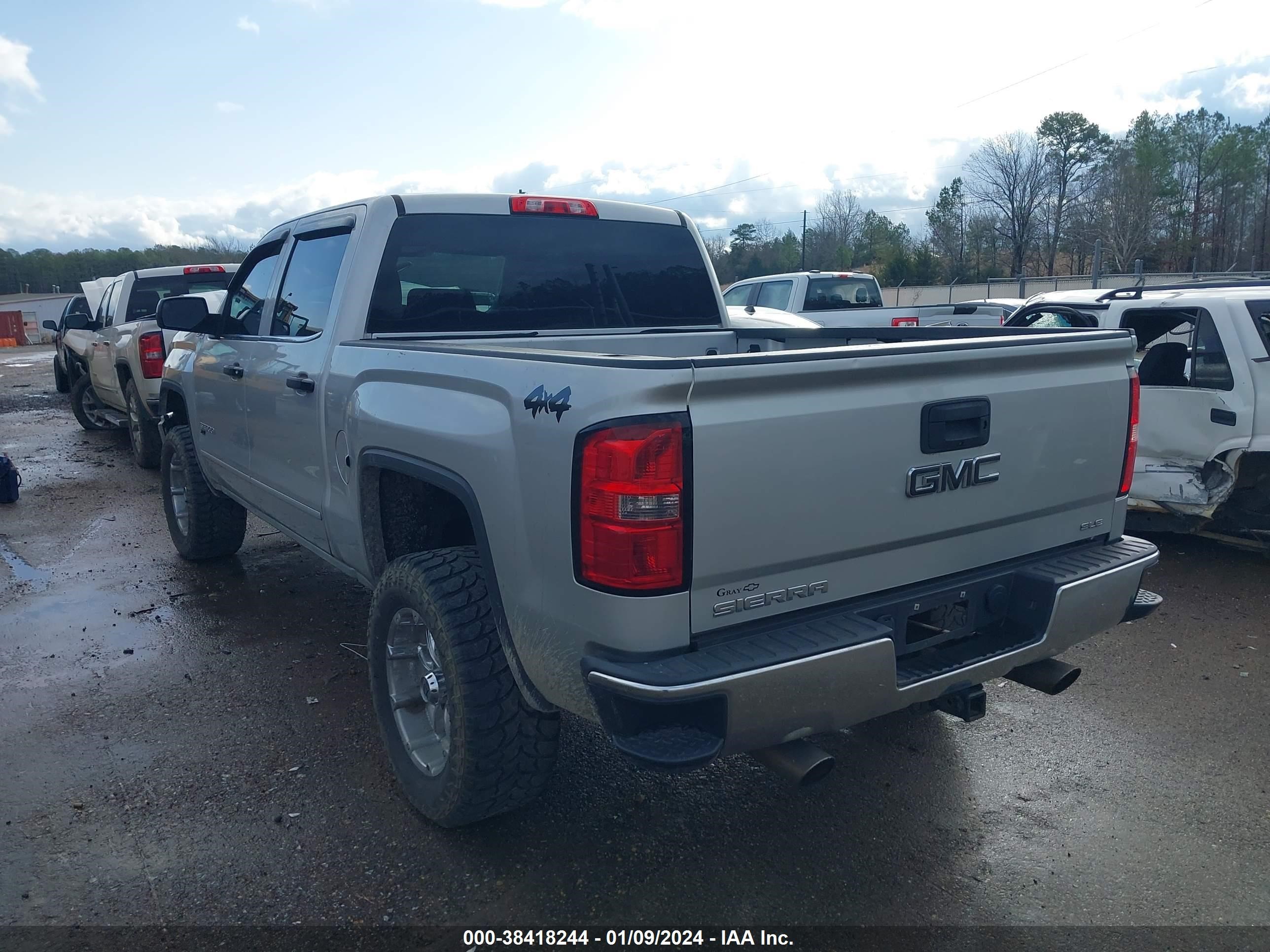 2015 GMC Sierra 1500 Sle vin: 3GTU2UEC8FG412368