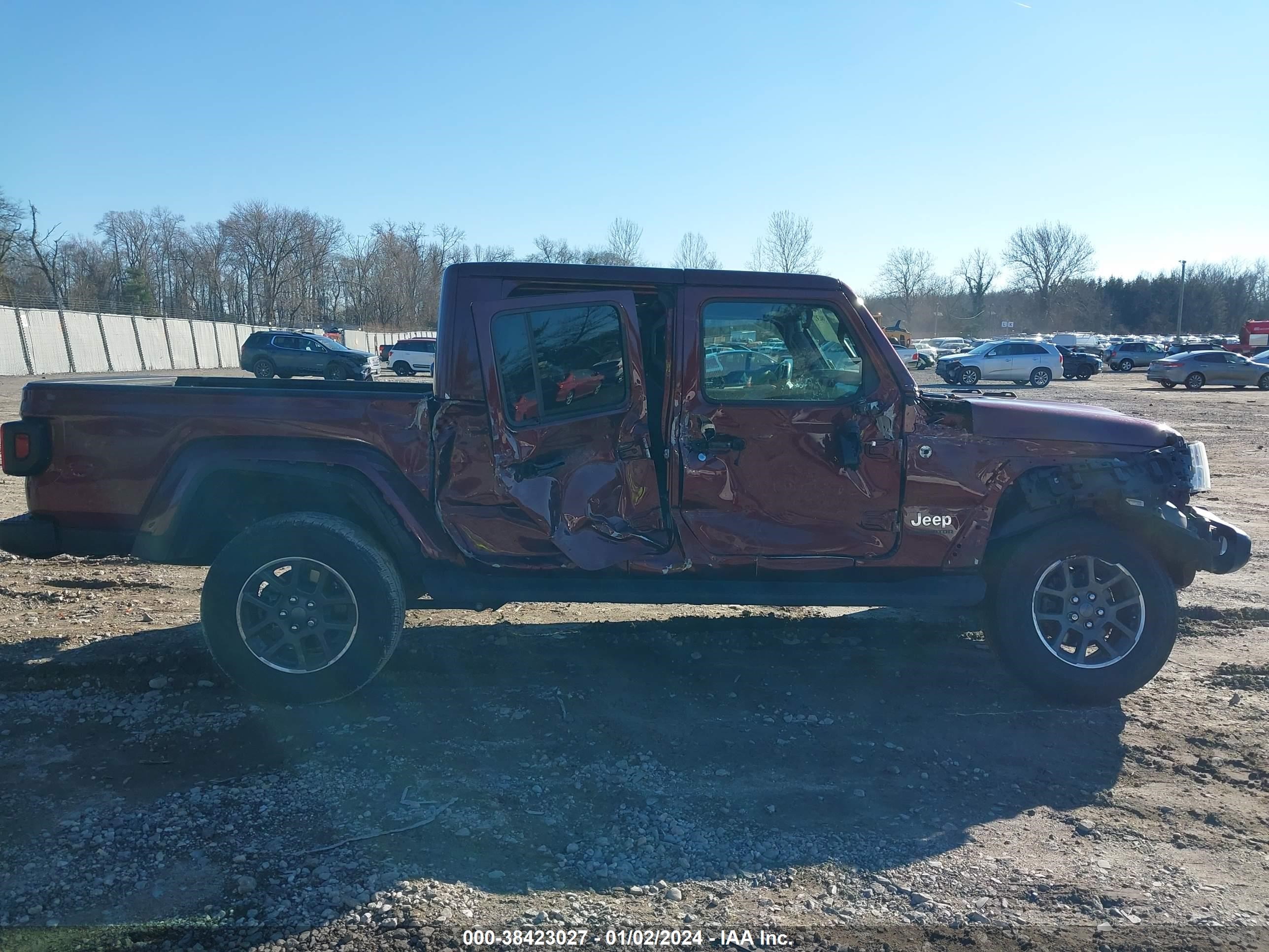 2022 Jeep Gladiator Overland 4X4 vin: 1C6HJTFGXNL103560