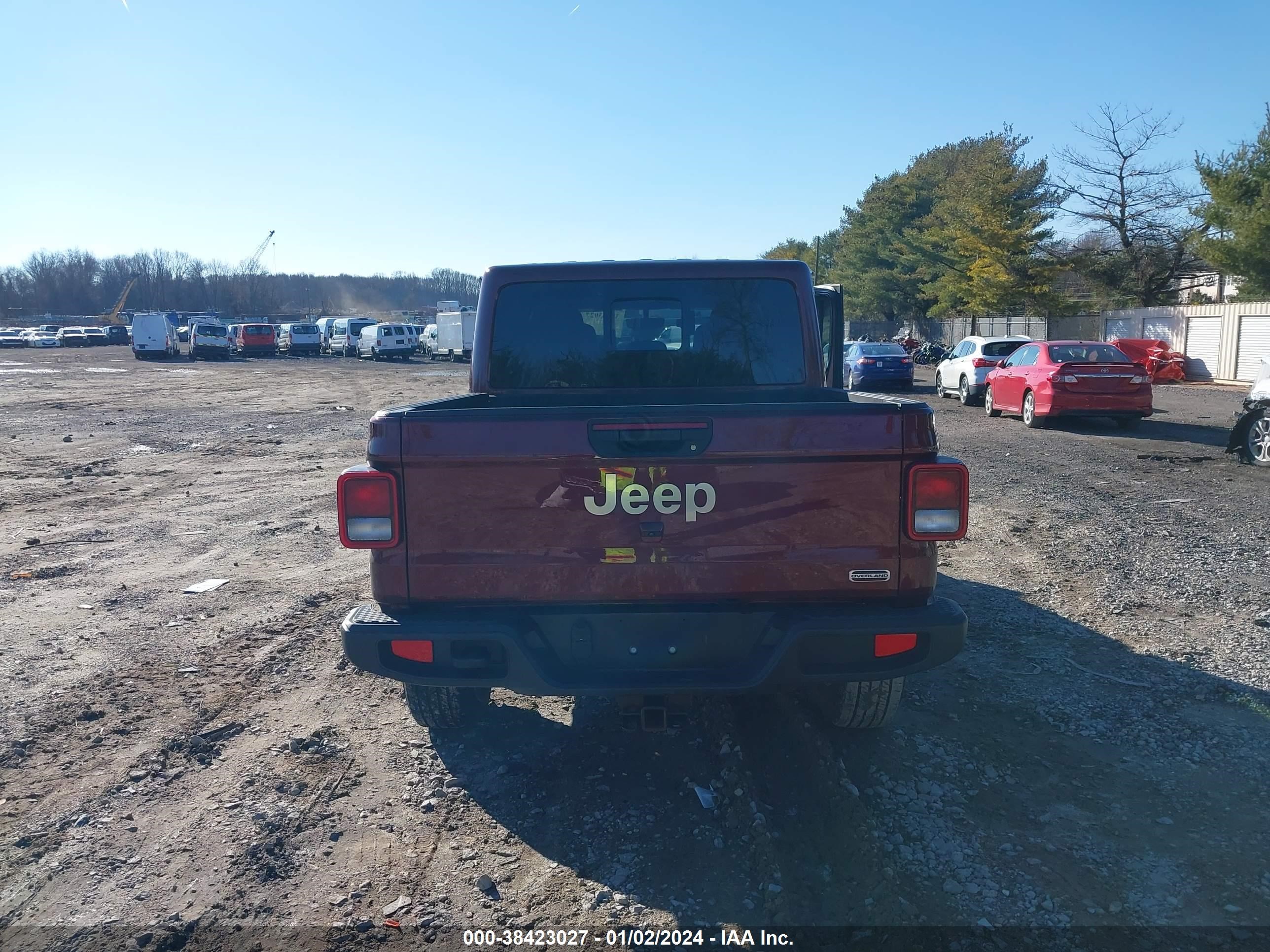 2022 Jeep Gladiator Overland 4X4 vin: 1C6HJTFGXNL103560