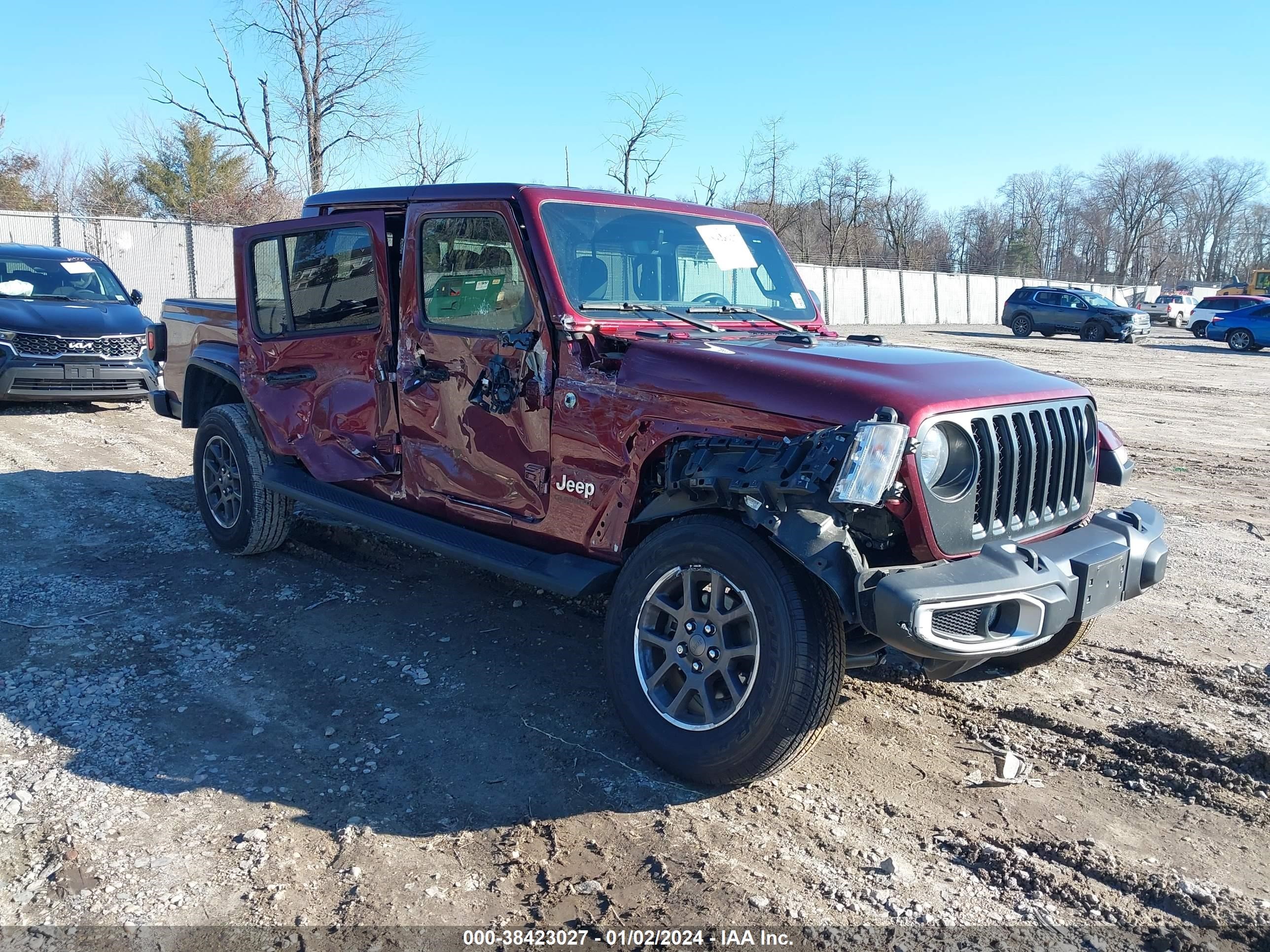 2022 Jeep Gladiator Overland 4X4 vin: 1C6HJTFGXNL103560