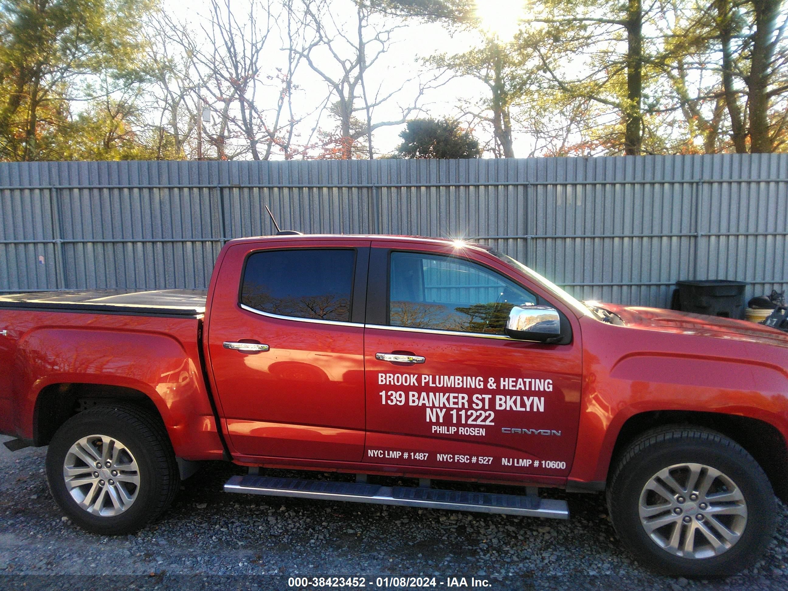 2016 GMC Canyon Slt vin: 1GTG6DE39G1262563