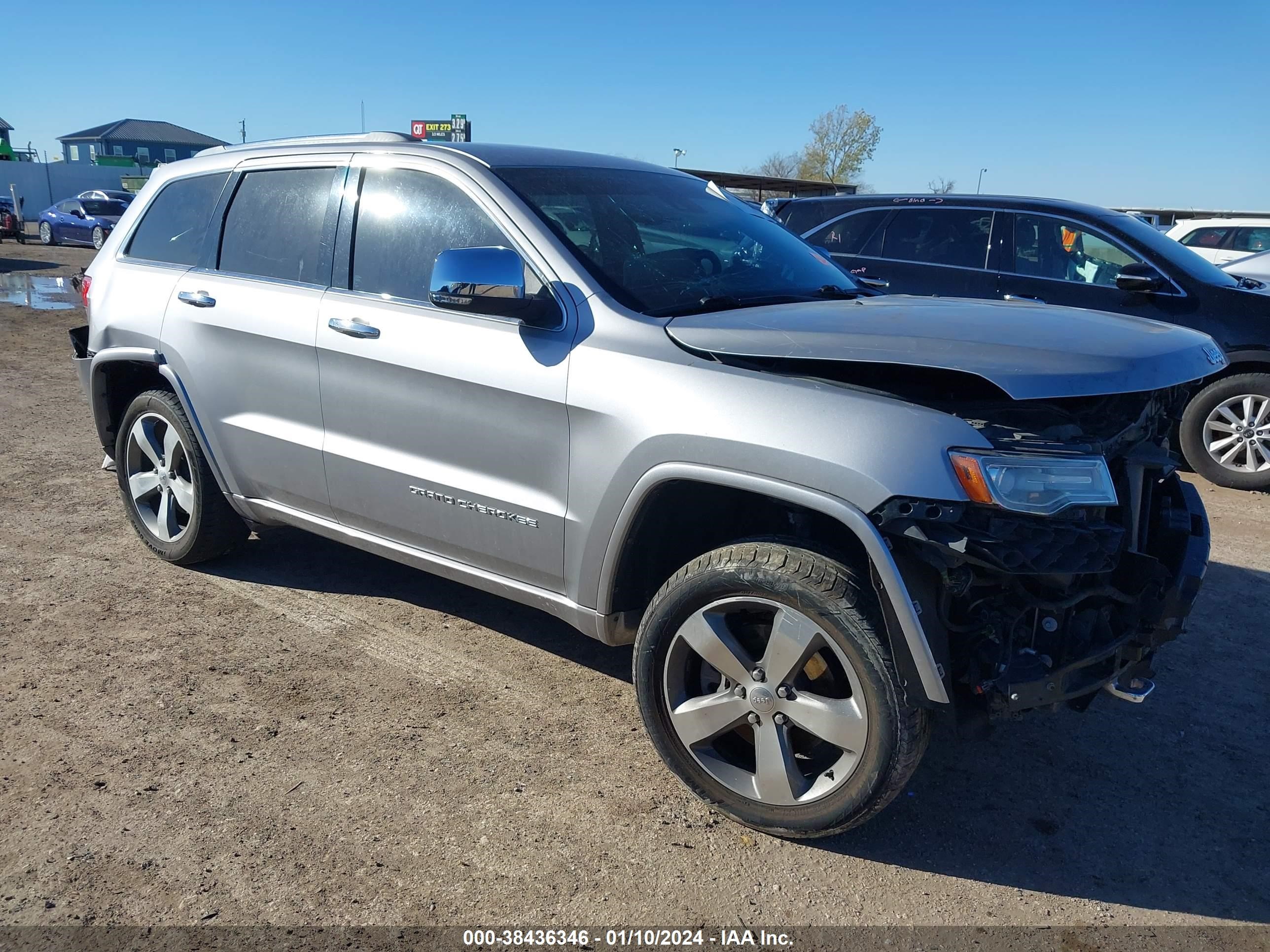 2014 Jeep Grand Cherokee Overland vin: 1C4RJFCT6EC207611