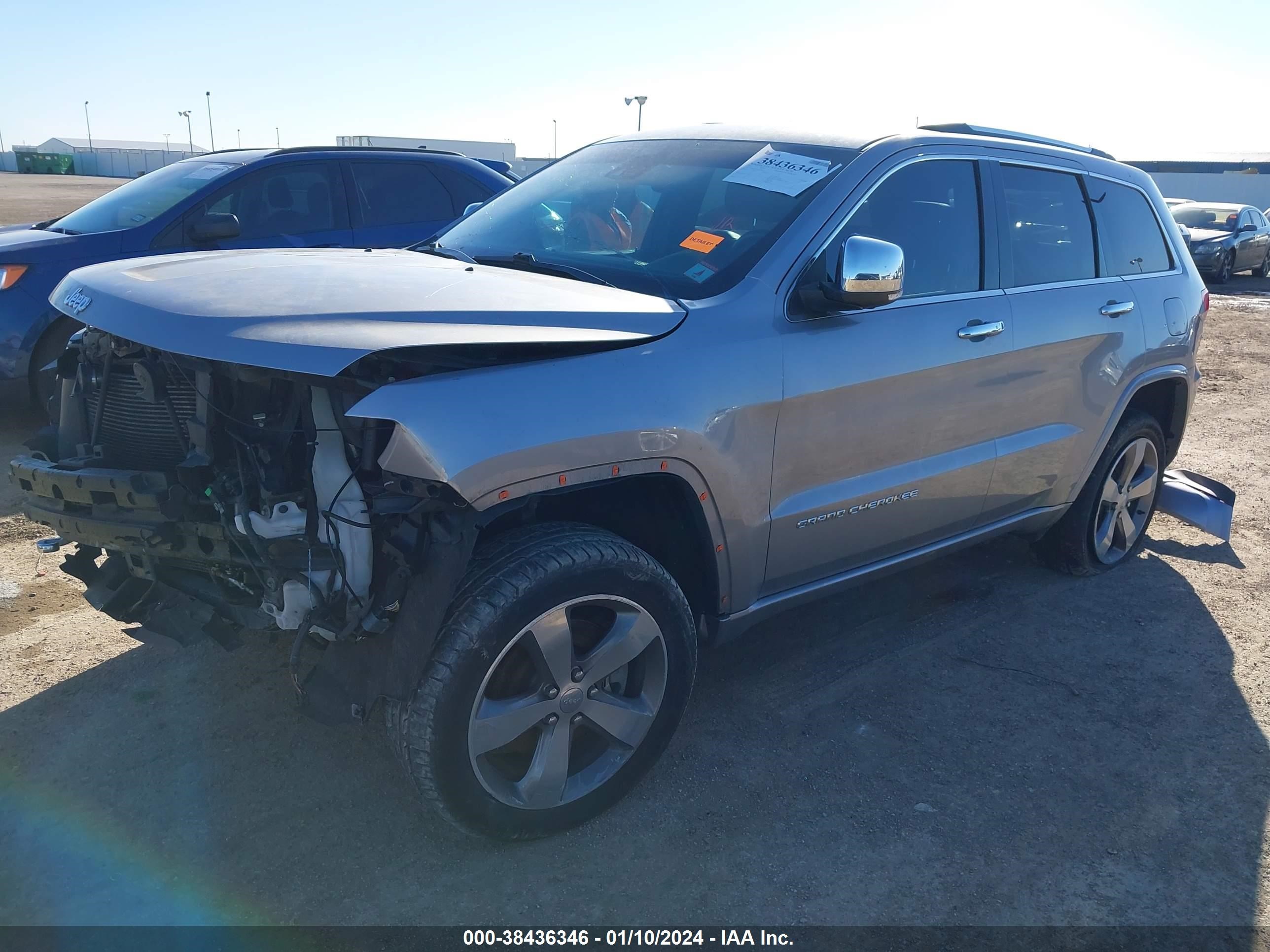 2014 Jeep Grand Cherokee Overland vin: 1C4RJFCT6EC207611