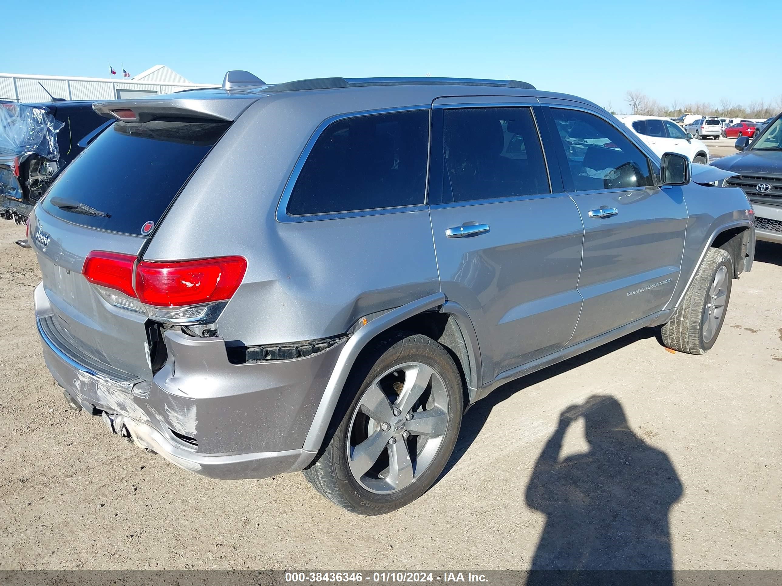 2014 Jeep Grand Cherokee Overland vin: 1C4RJFCT6EC207611