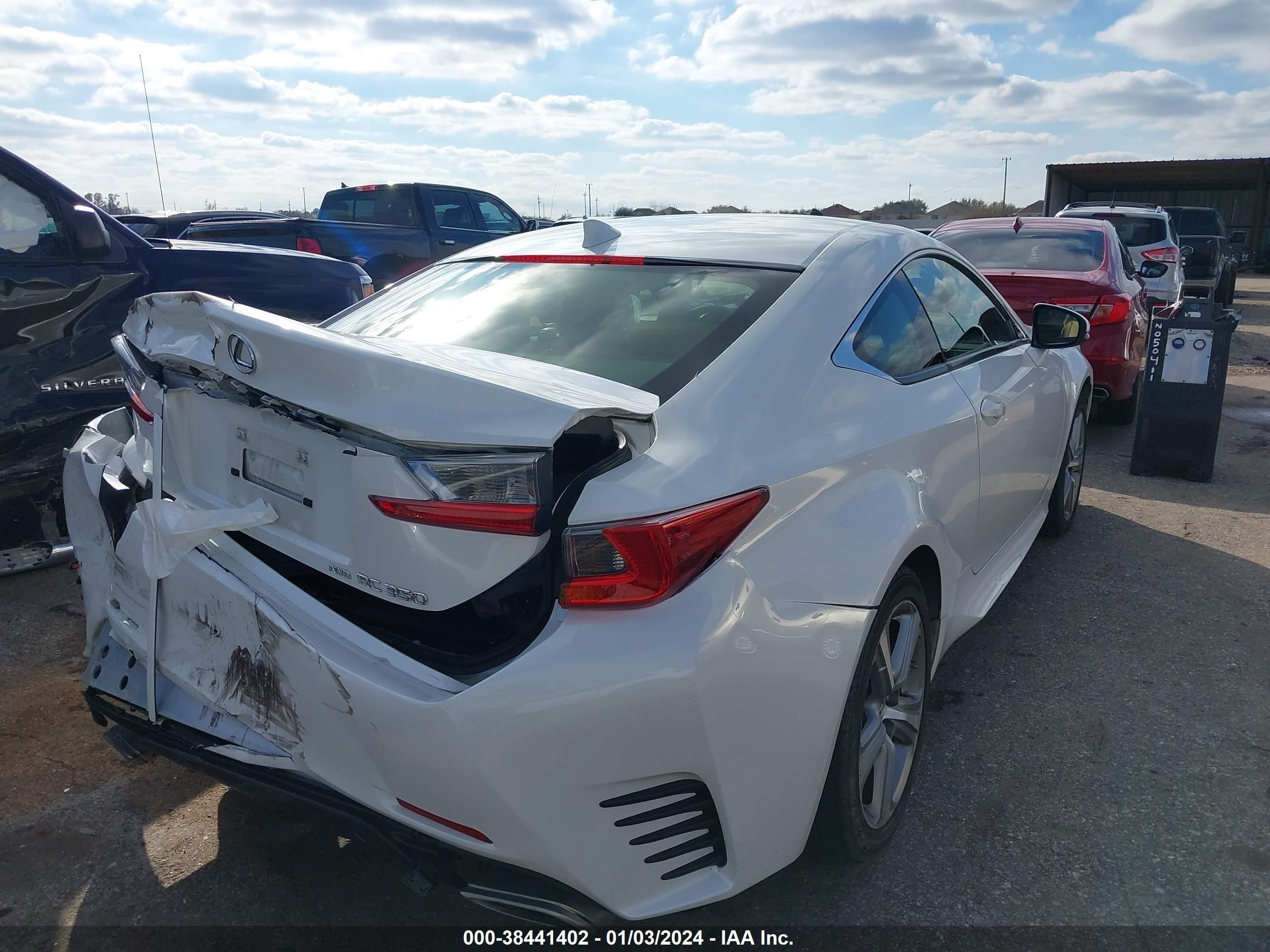 2015 Lexus Rc 350 vin: JTHSE5BCXF5001777