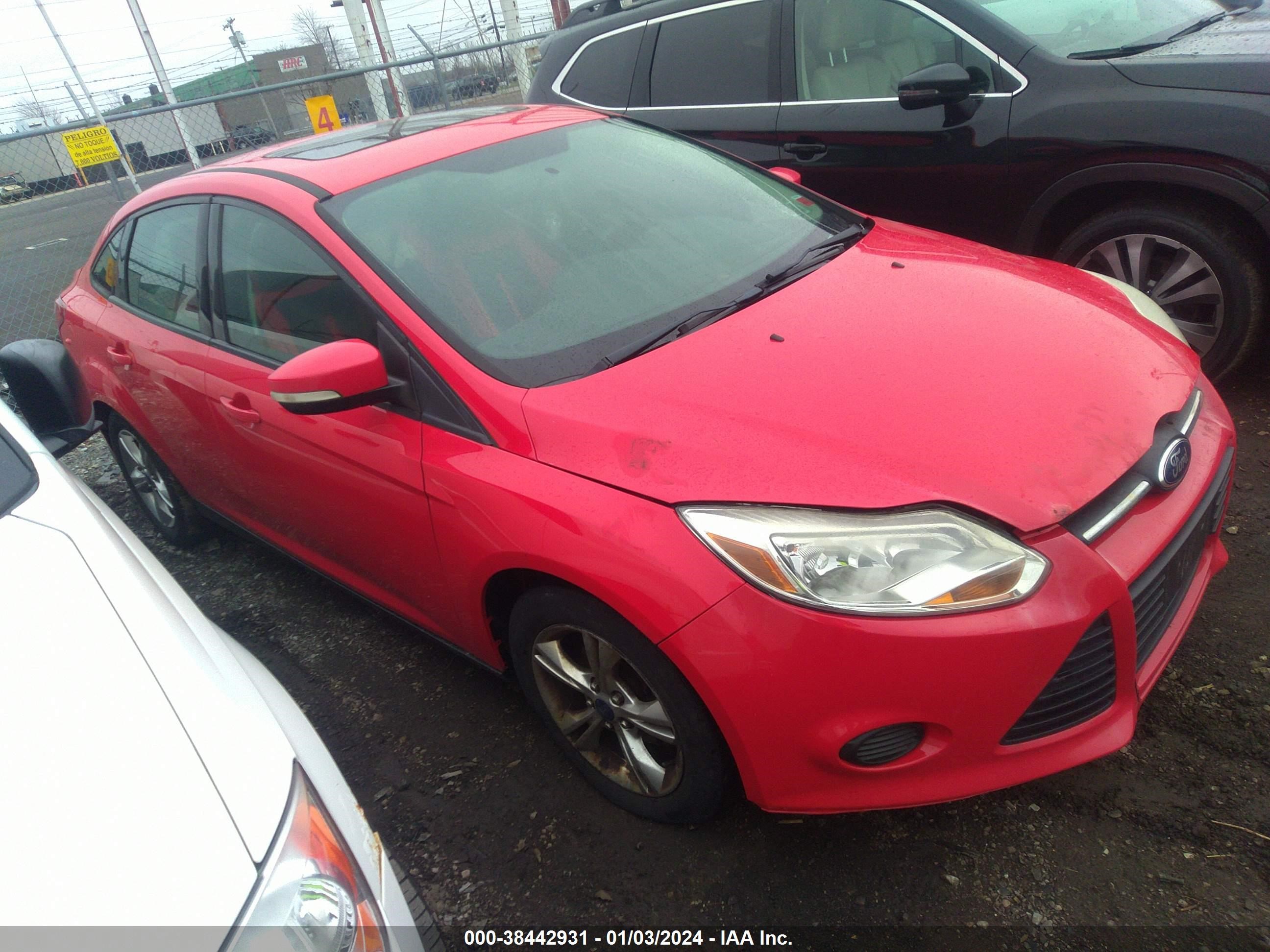 2014 Ford Focus Se vin: 1FADP3F29EL170926