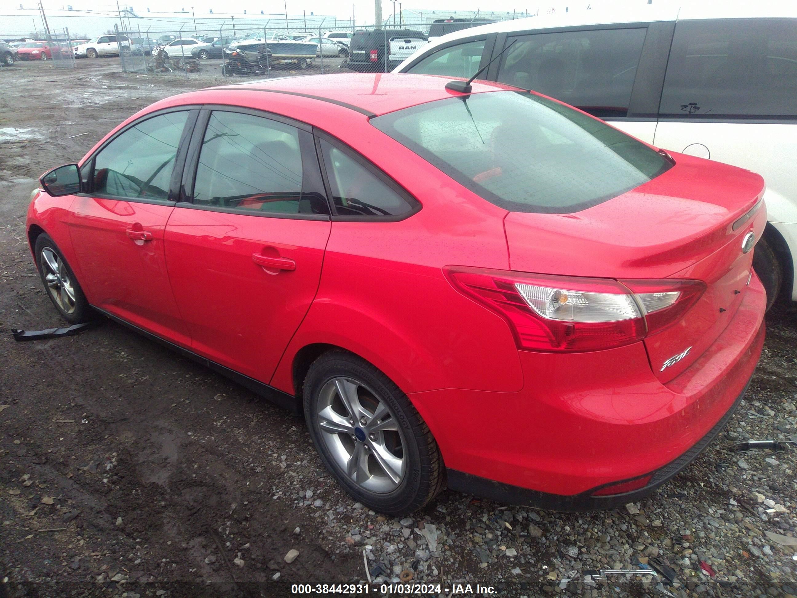 2014 Ford Focus Se vin: 1FADP3F29EL170926