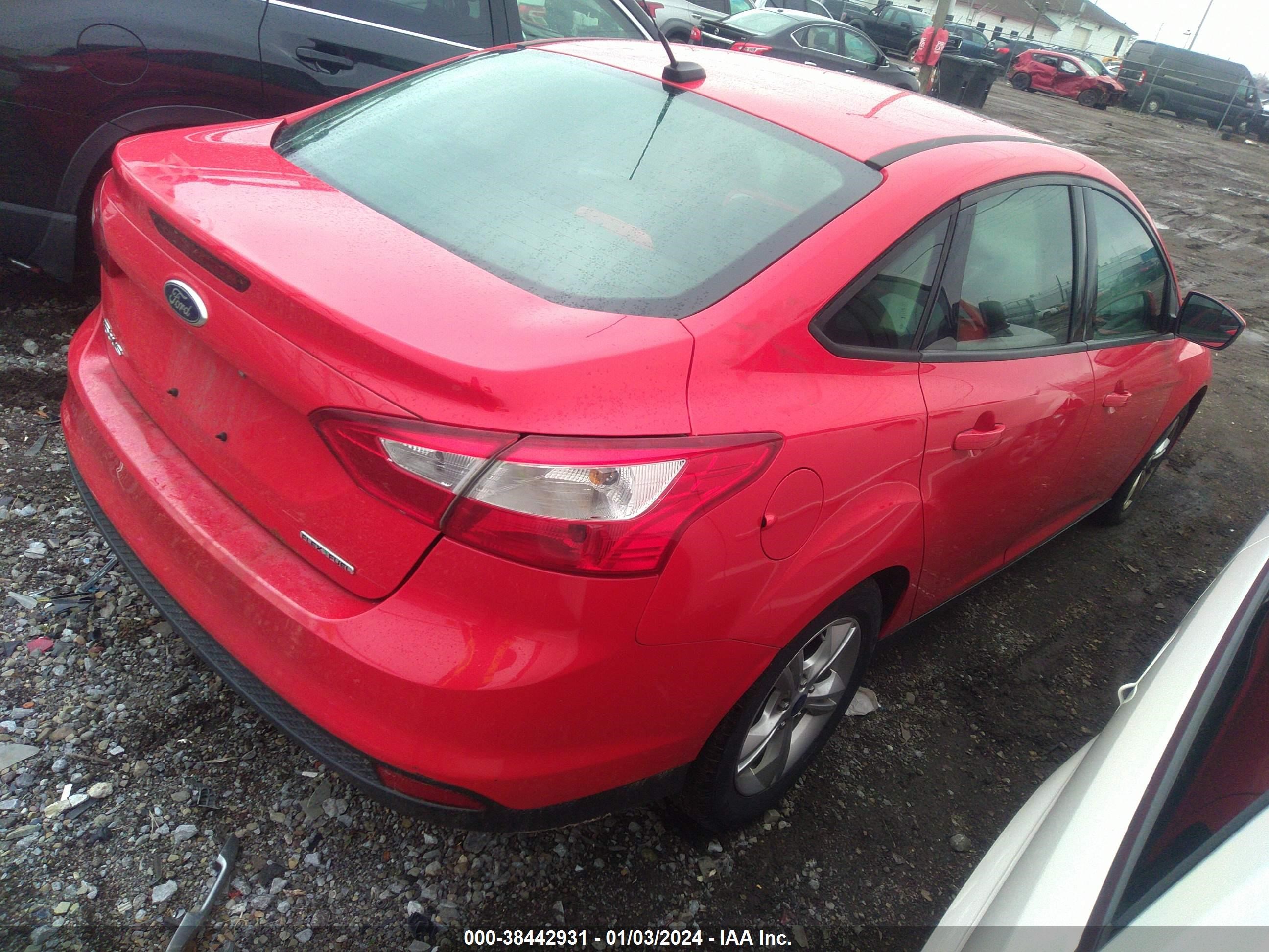 2014 Ford Focus Se vin: 1FADP3F29EL170926