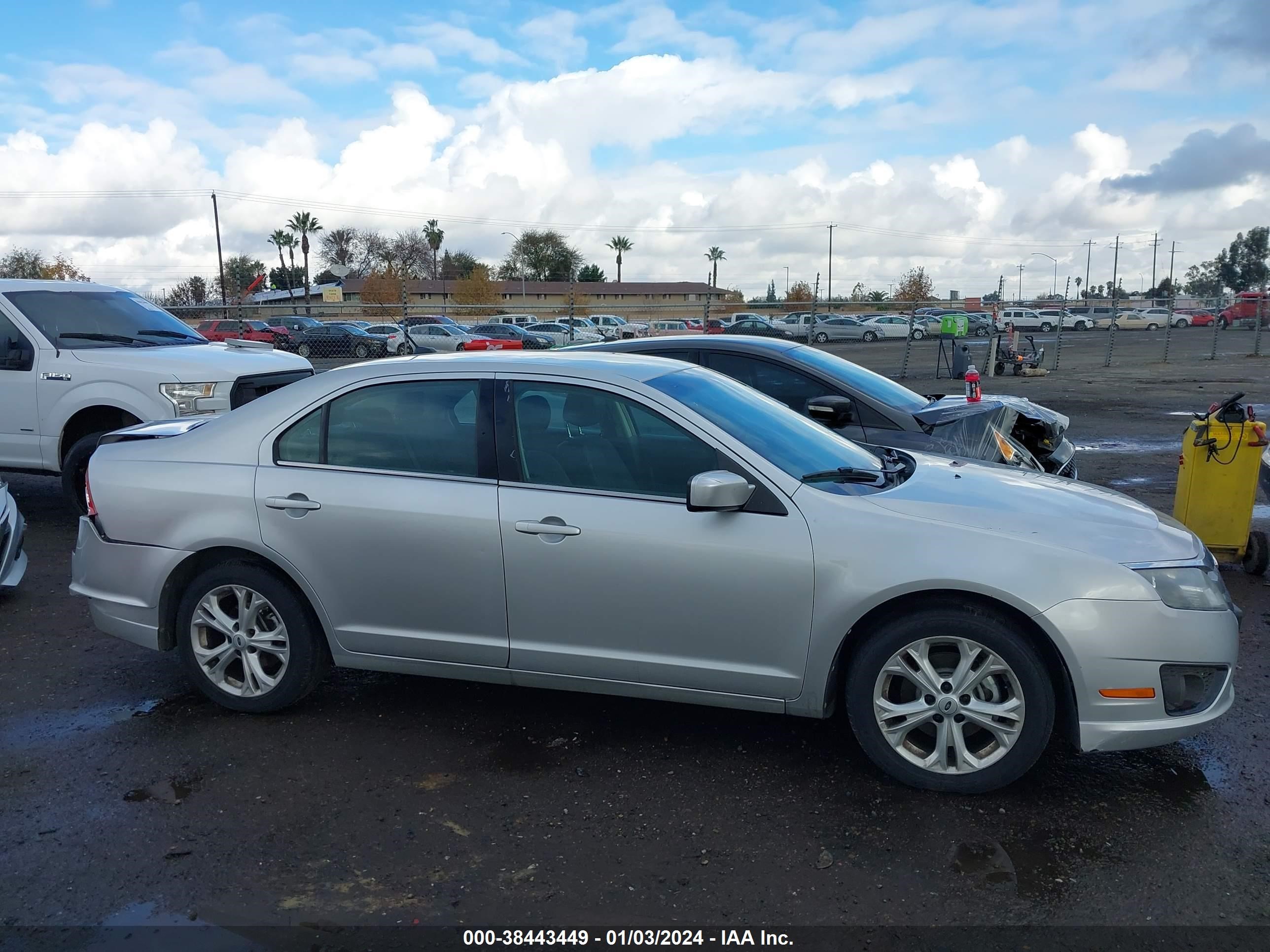 2012 Ford Fusion Se vin: 3FAHP0HG0CR367281