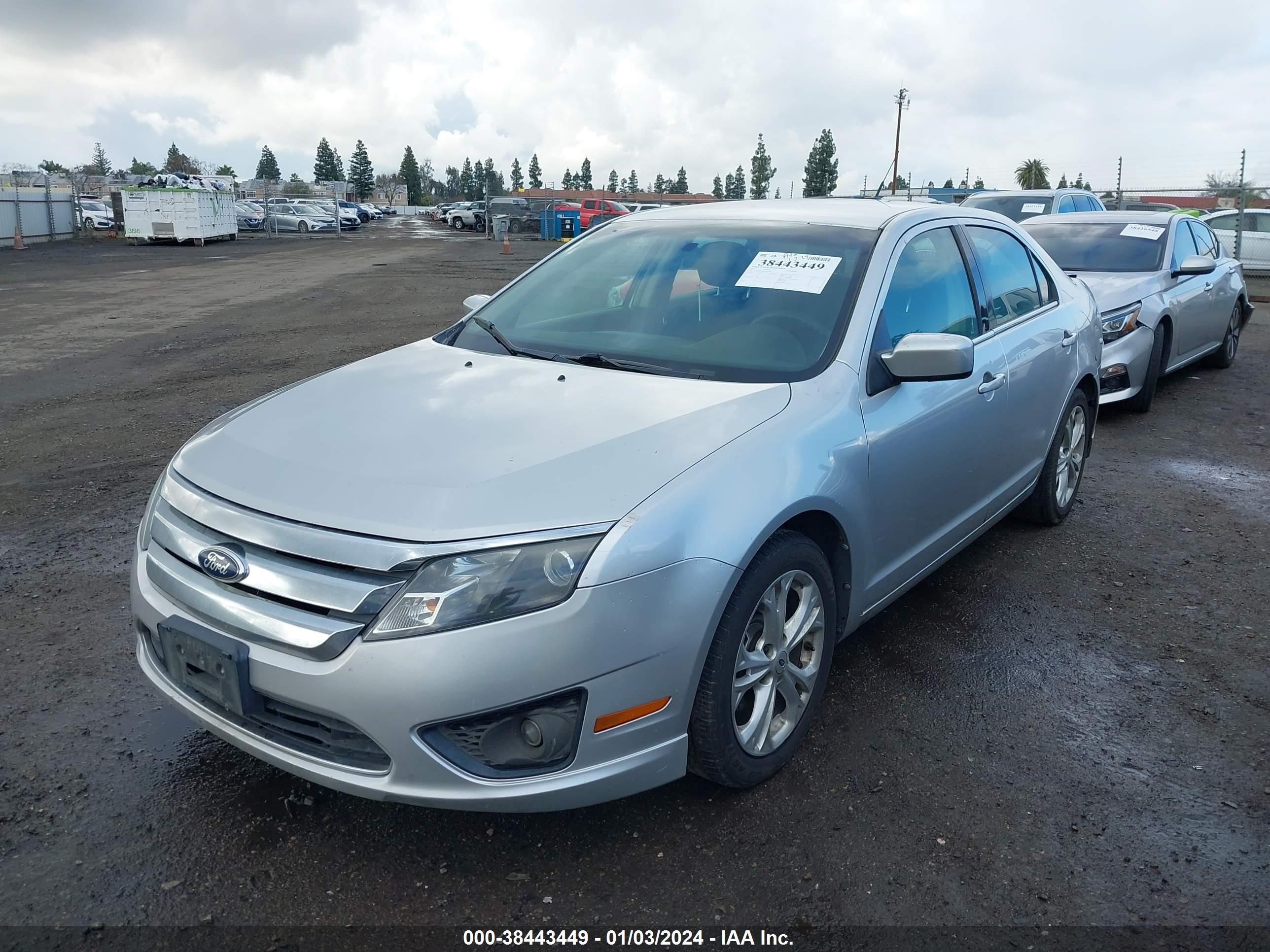 2012 Ford Fusion Se vin: 3FAHP0HG0CR367281