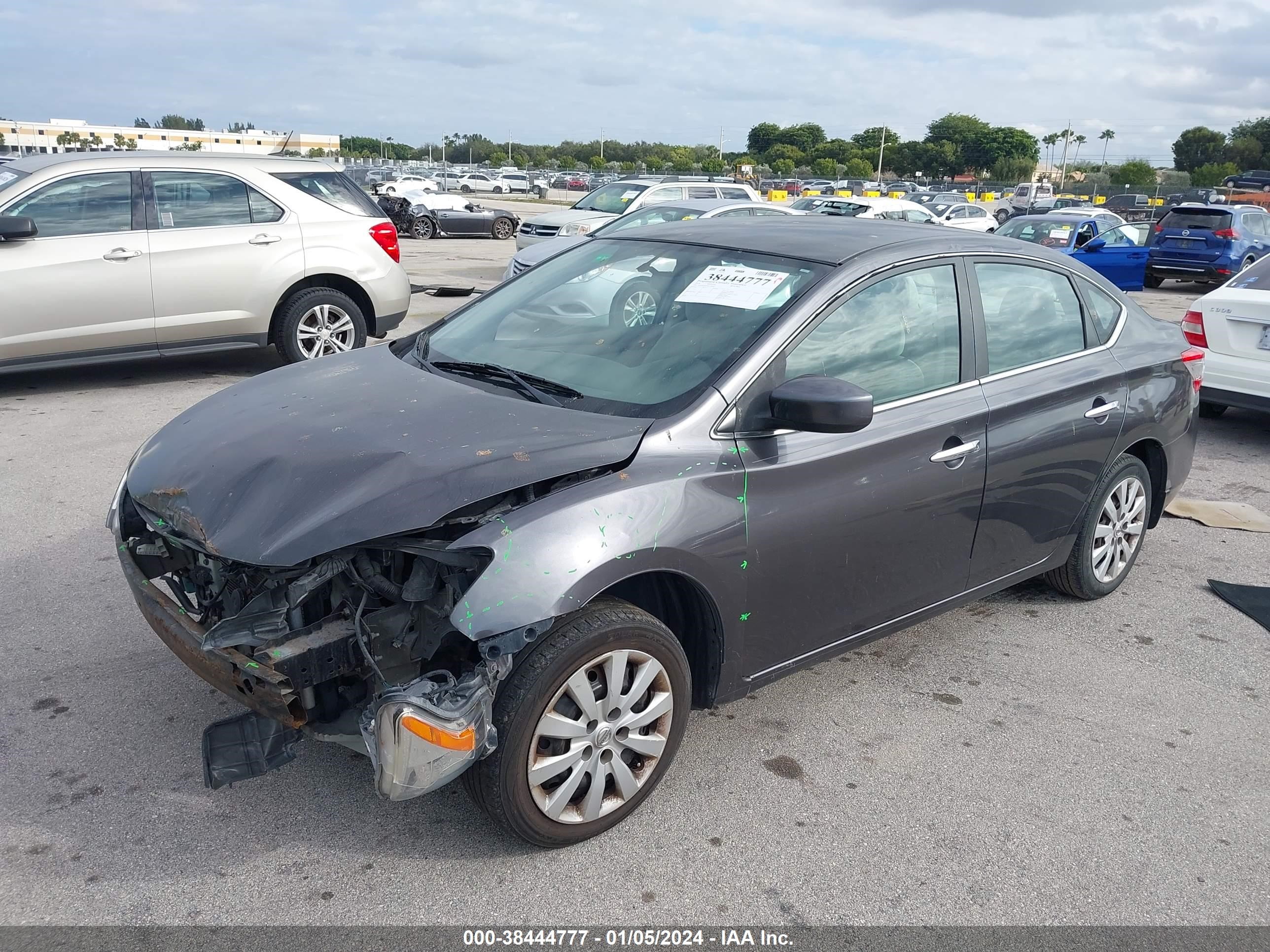 2014 Nissan Sentra S vin: 3N1AB7AP7EY336988