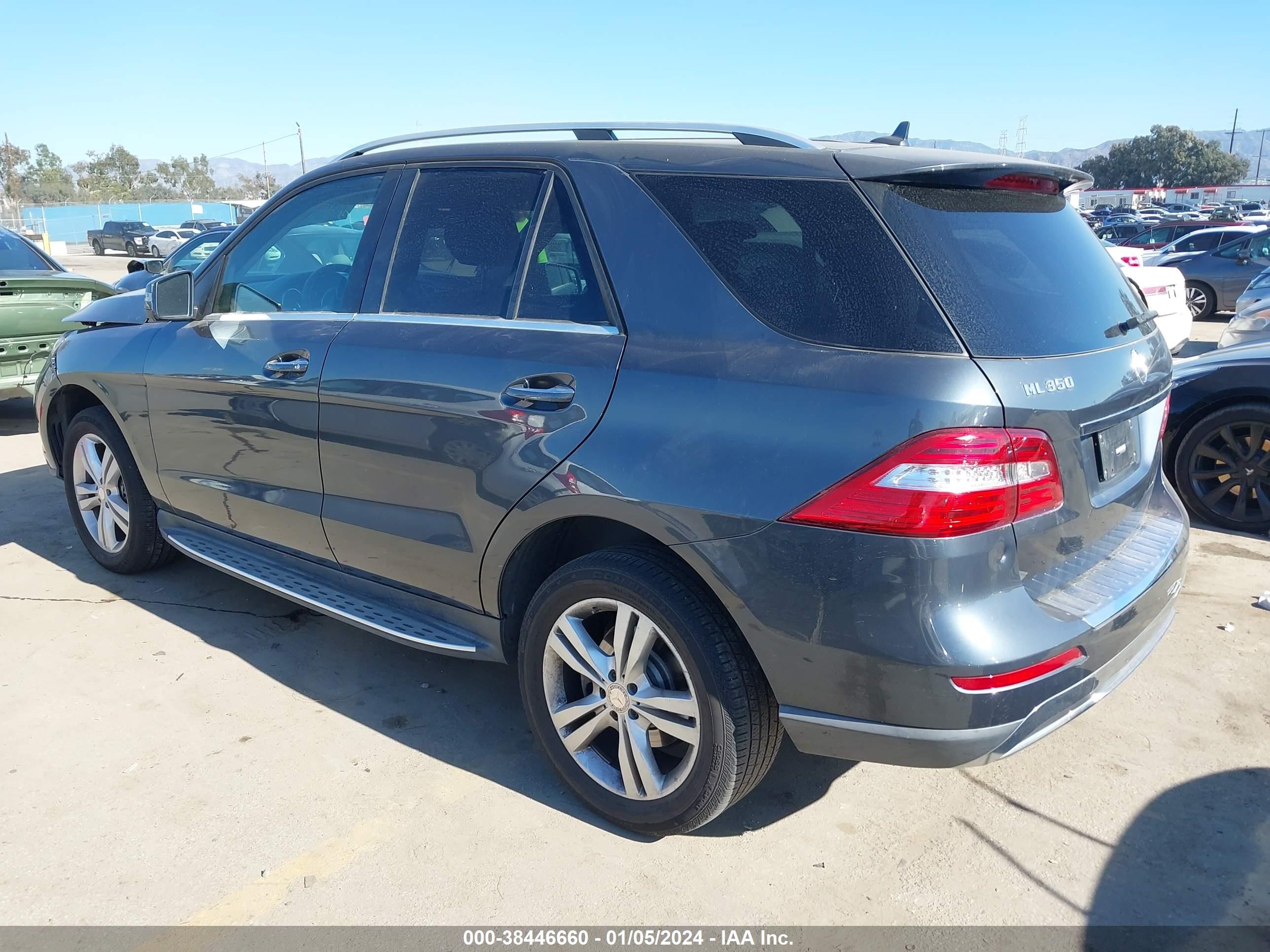 2015 Mercedes-Benz Ml 350 vin: 4JGDA5JB4FA607044