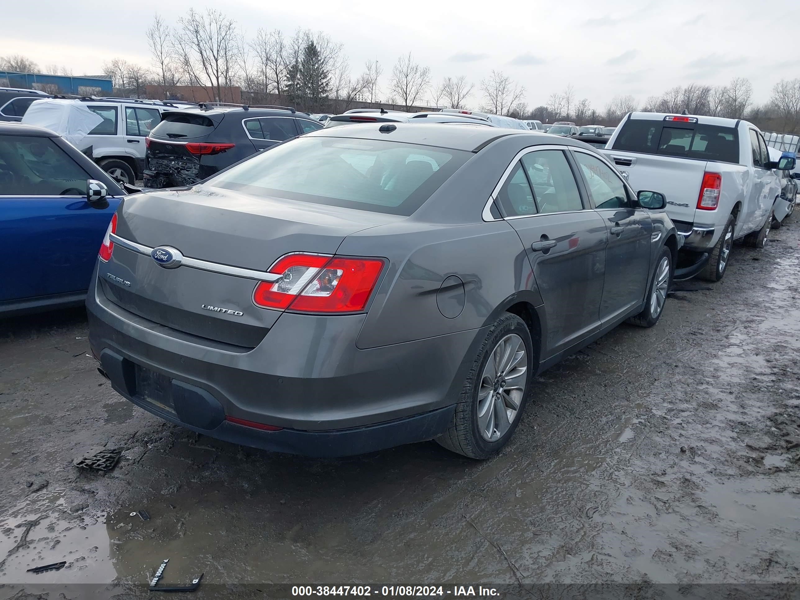 2012 Ford Taurus Limited vin: 1FAHP2FW4CG109214