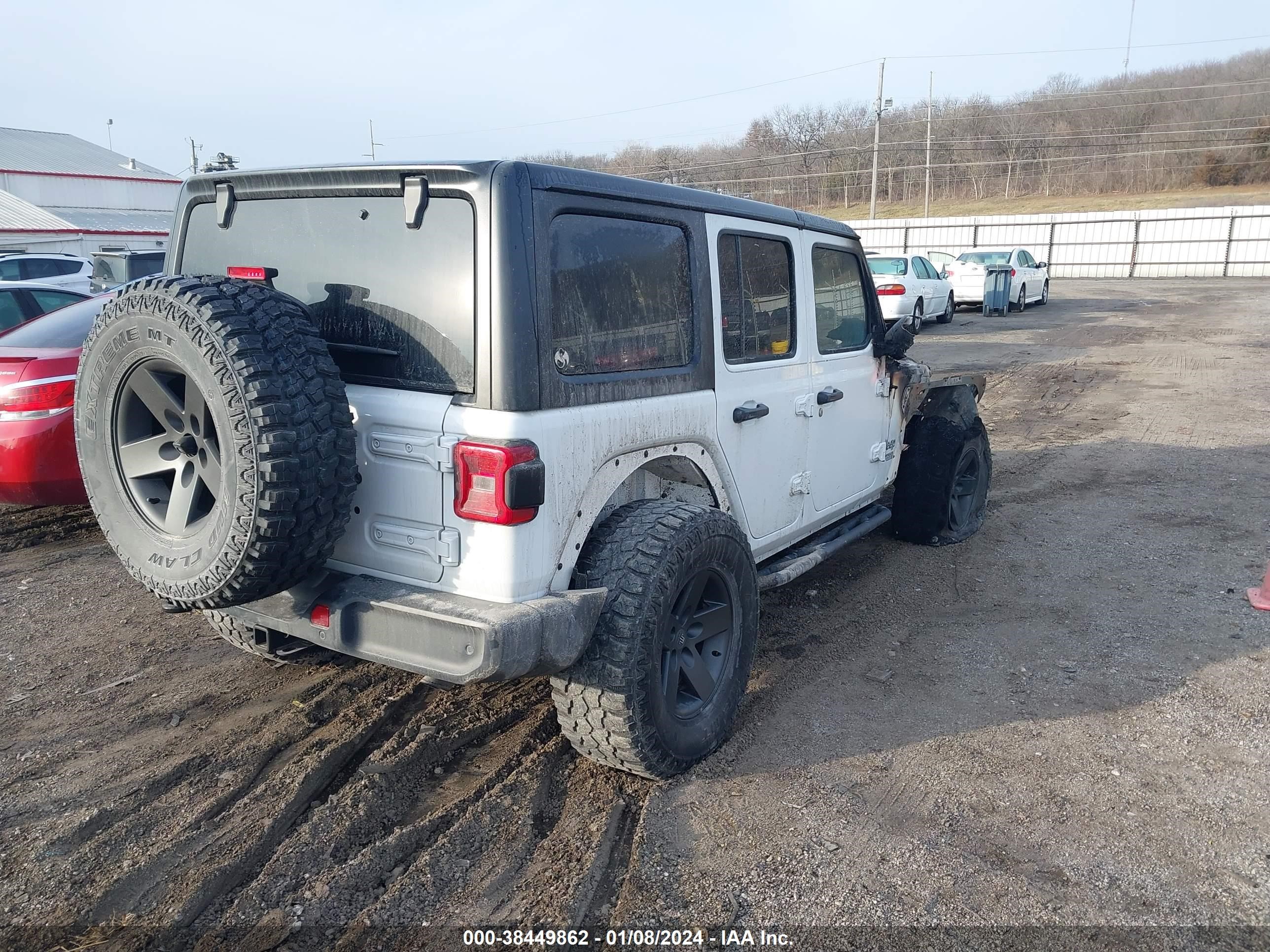 2018 Jeep Wrangler Unlimited Sport S 4X4 vin: 1C4HJXDG2JW299022