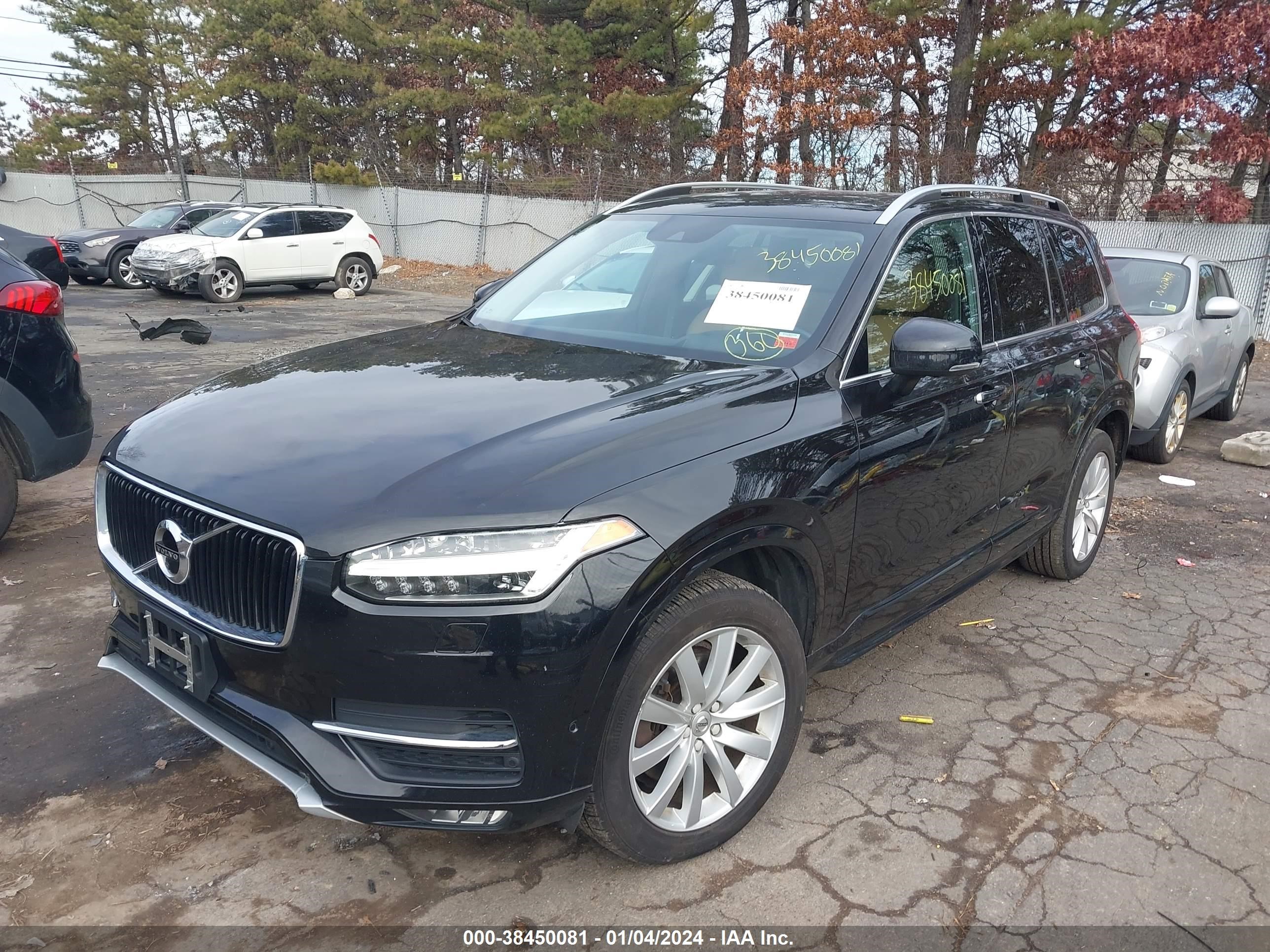 2016 Volvo Xc90 T6 Momentum vin: YV4A22PK1G1071288