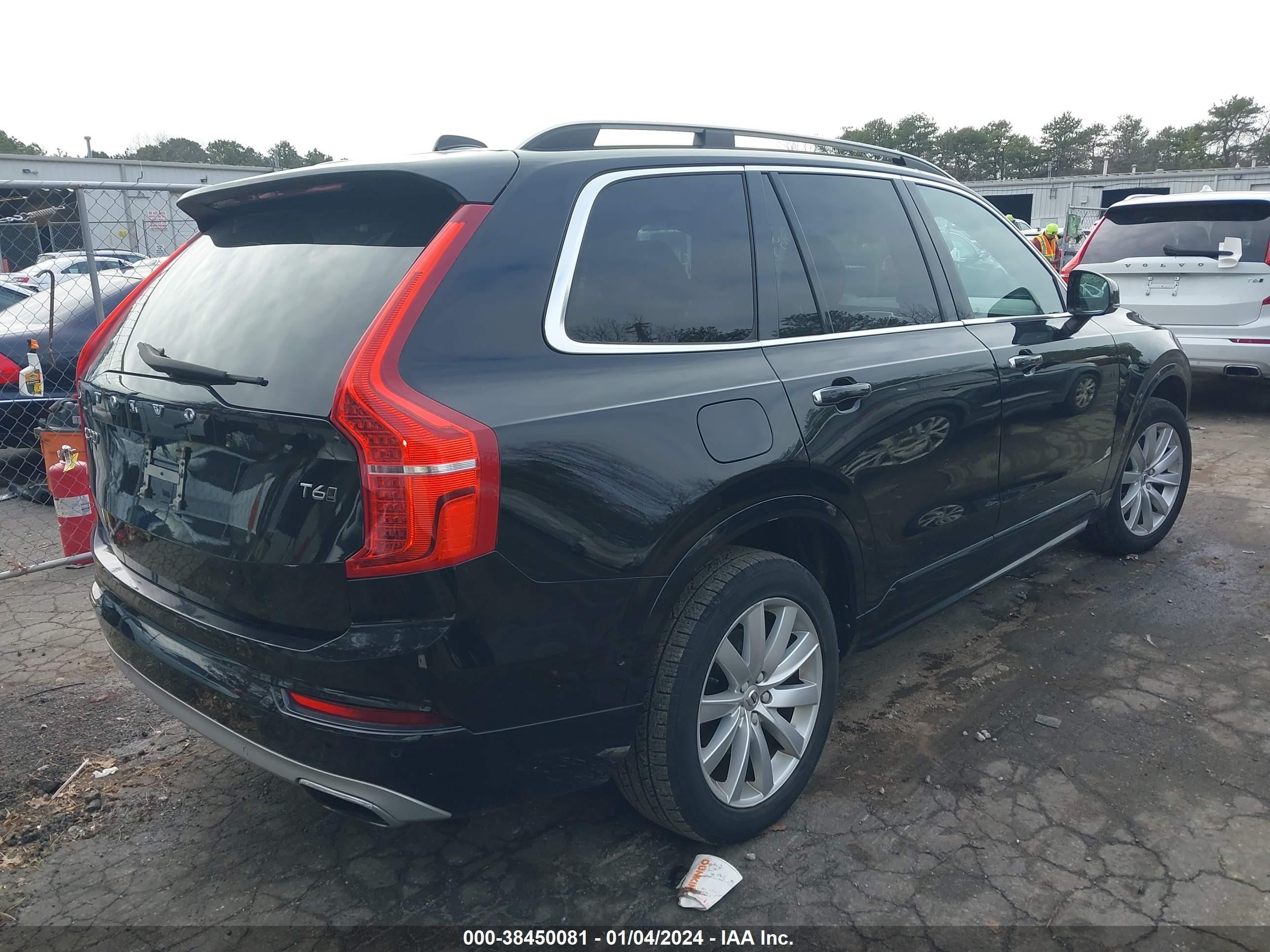 2016 Volvo Xc90 T6 Momentum vin: YV4A22PK1G1071288