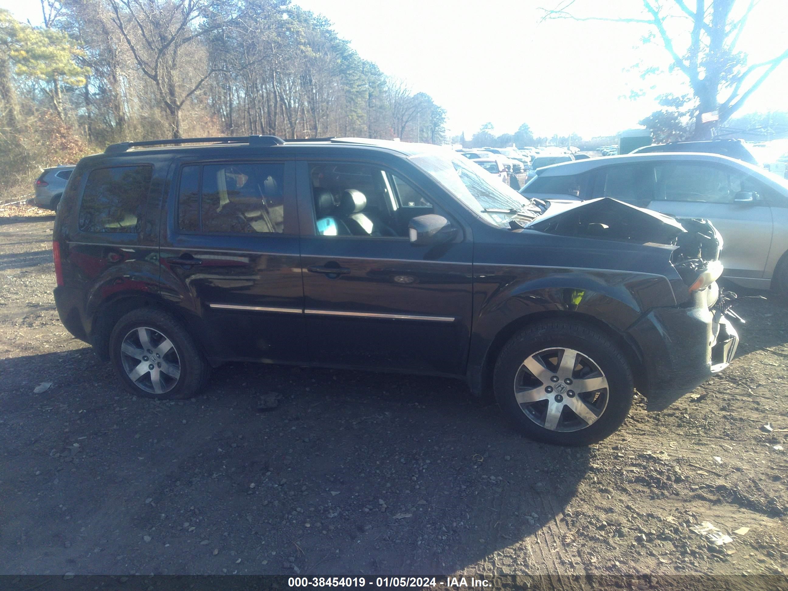 2012 Honda Pilot Touring vin: 5FNYF3H91CB028479