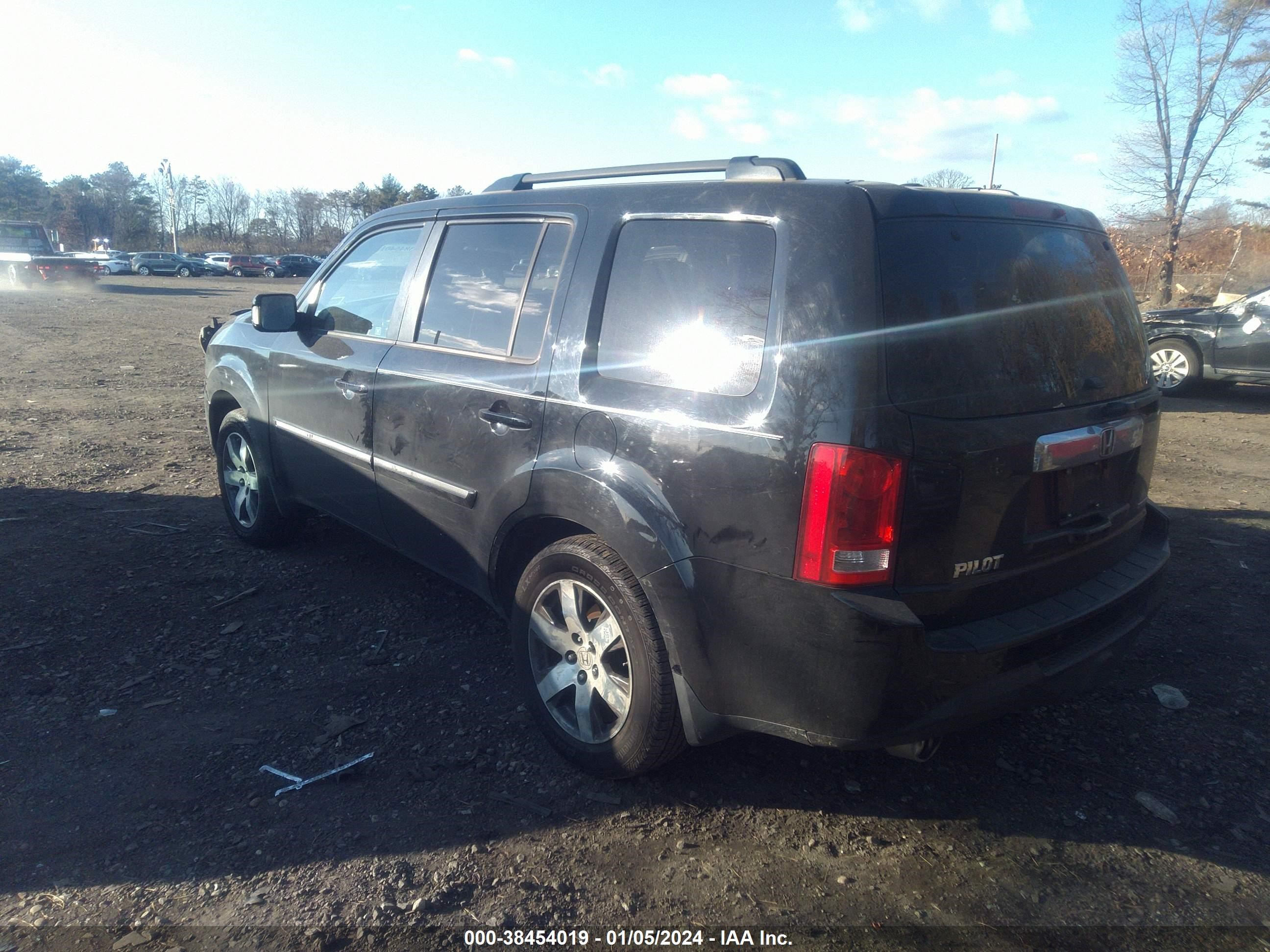 2012 Honda Pilot Touring vin: 5FNYF3H91CB028479