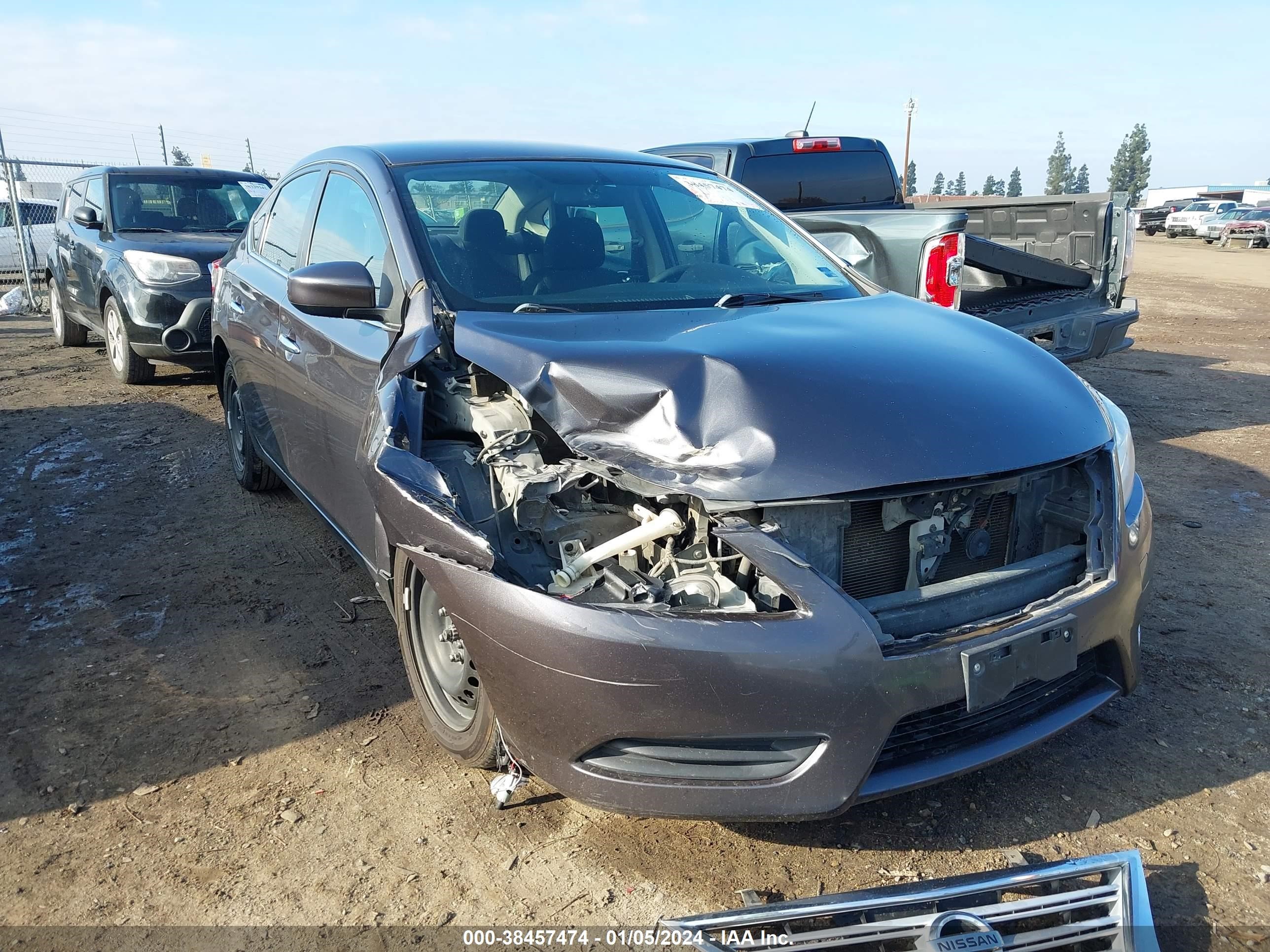 2014 Nissan Sentra Fe+ S/Fe+ Sv/S/Sl/Sr/Sv vin: 3N1AB7APXEY217610