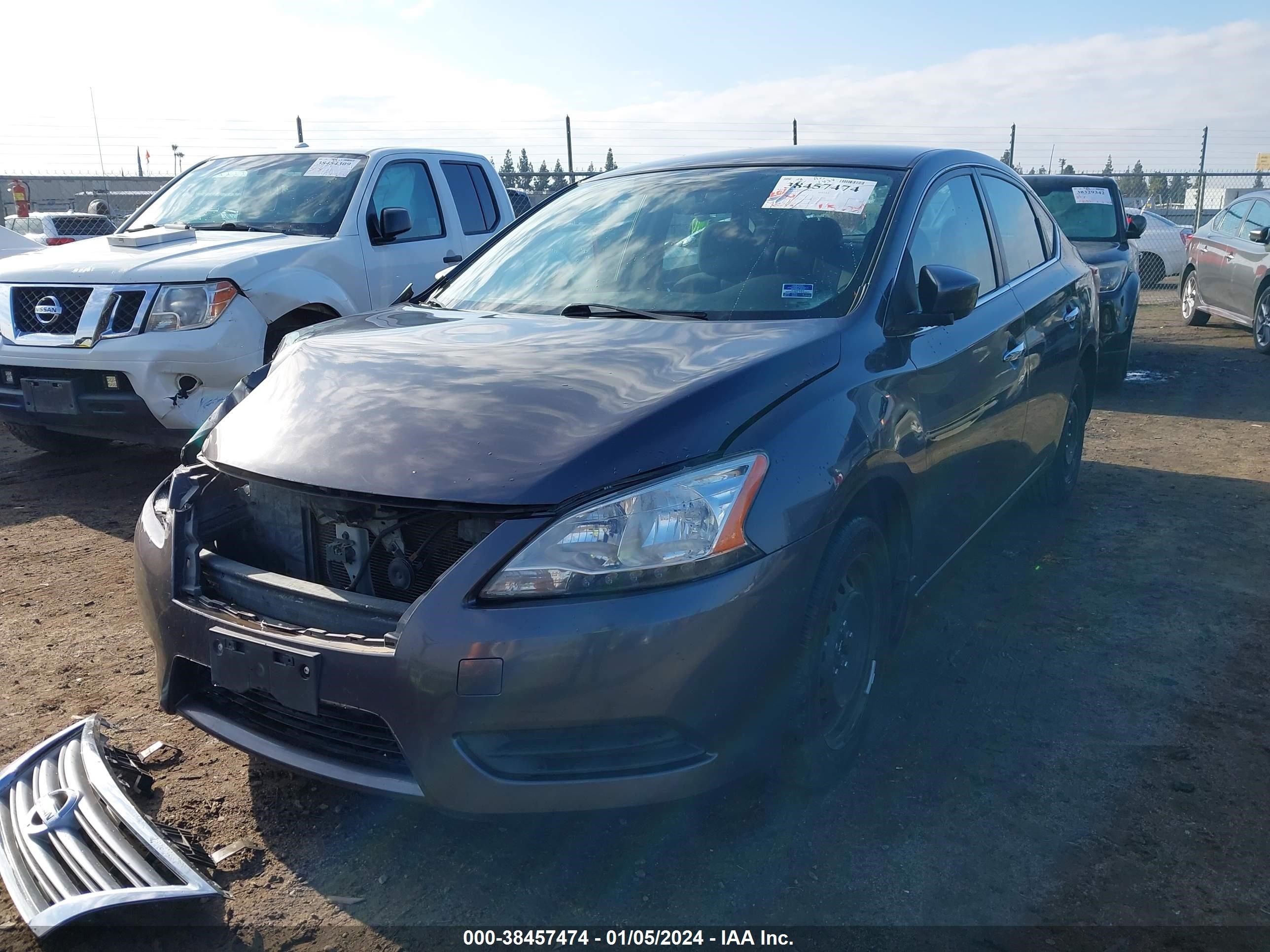 2014 Nissan Sentra Fe+ S/Fe+ Sv/S/Sl/Sr/Sv vin: 3N1AB7APXEY217610