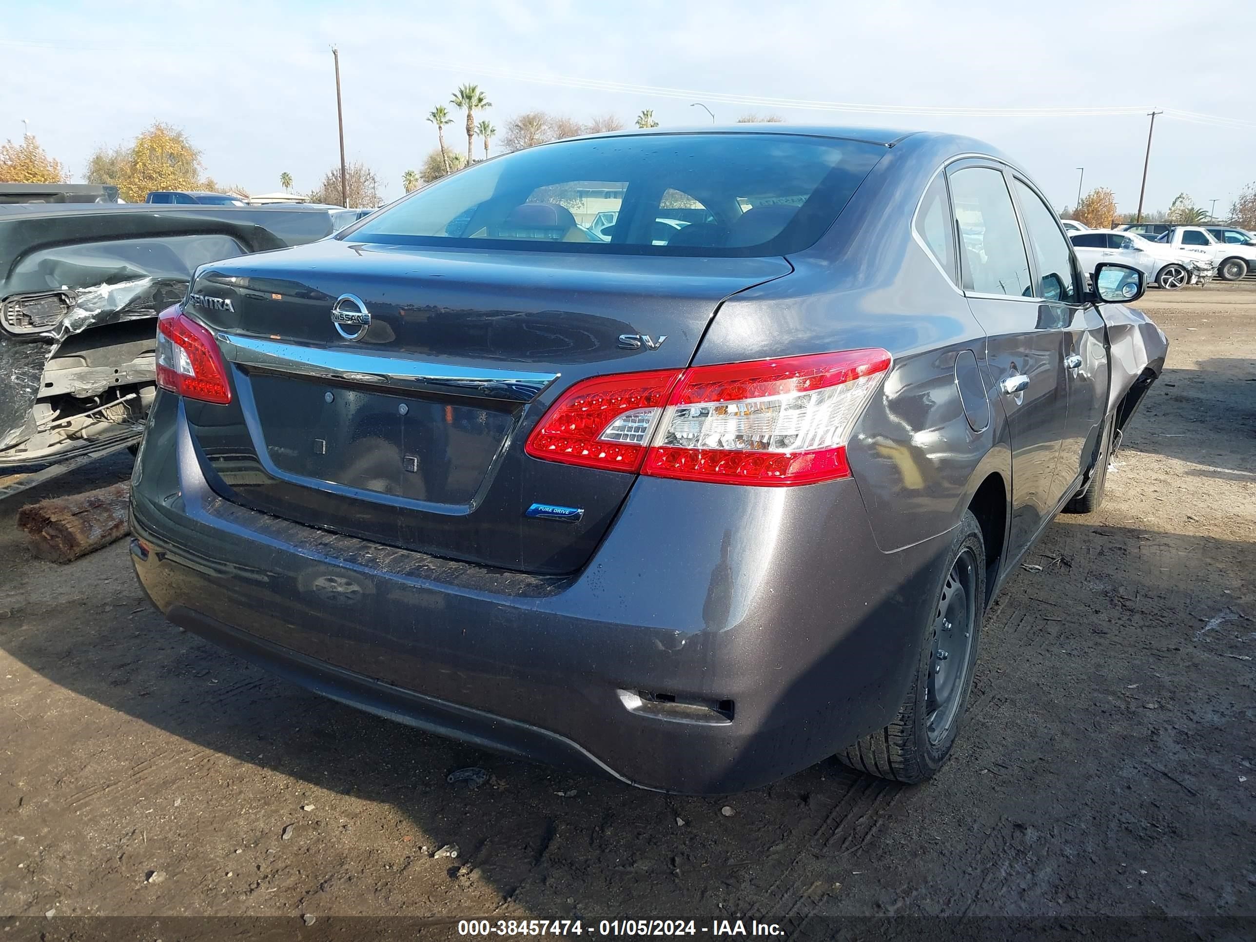 2014 Nissan Sentra Fe+ S/Fe+ Sv/S/Sl/Sr/Sv vin: 3N1AB7APXEY217610