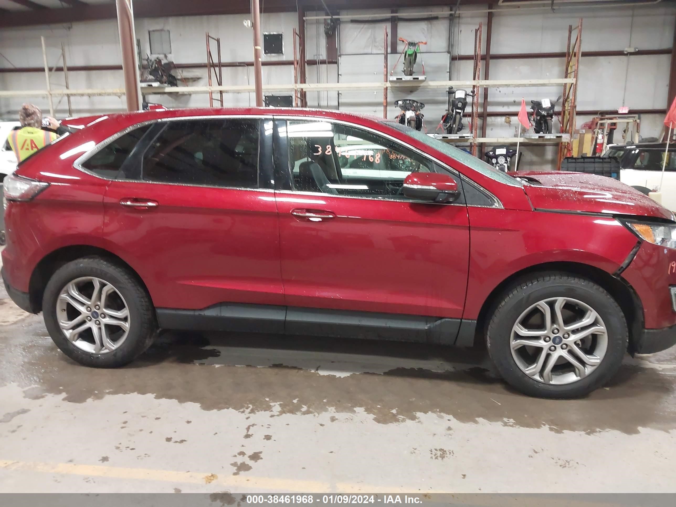 2017 Ford Edge Titanium vin: 2FMPK4K90HBB75219