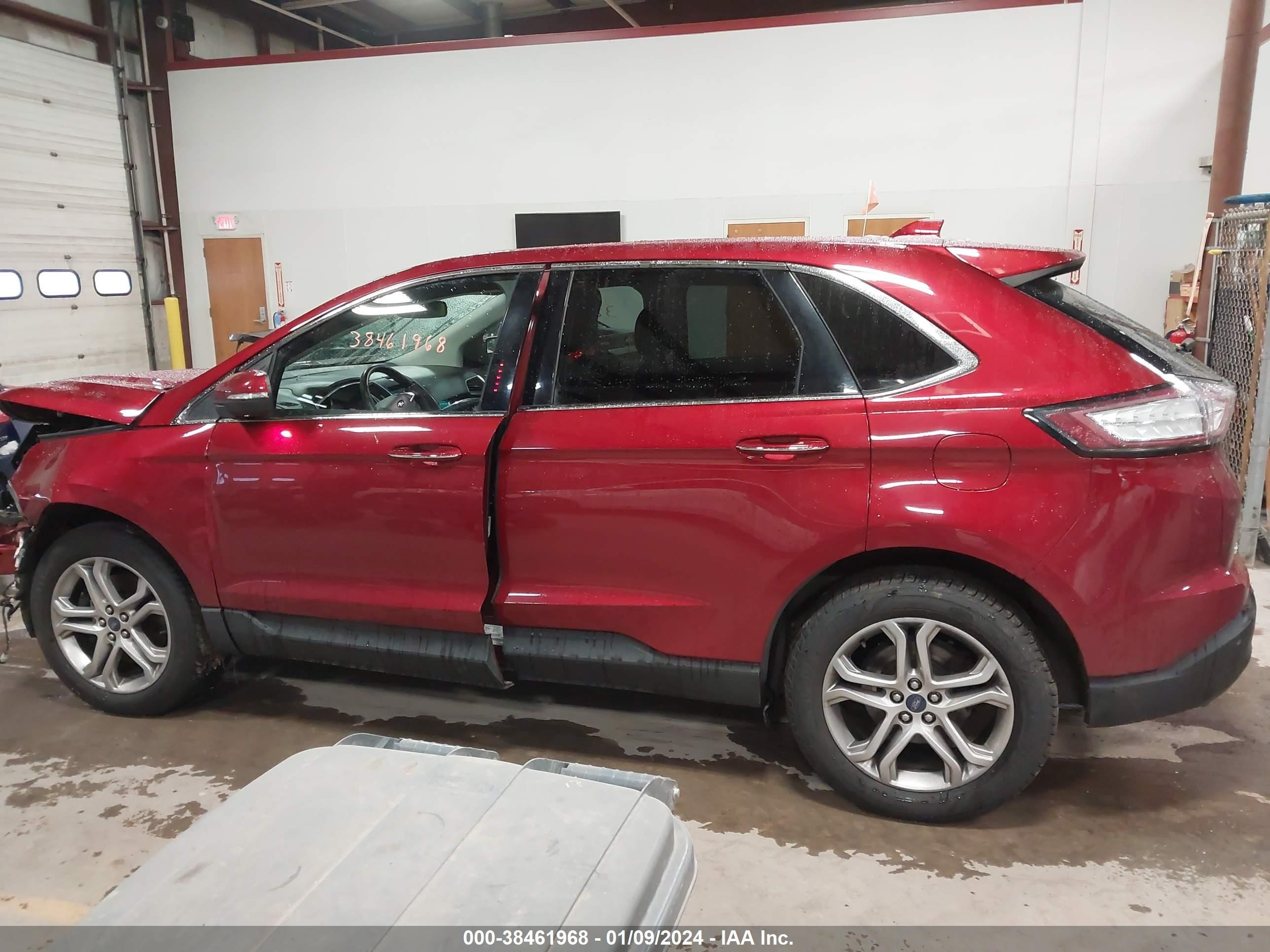 2017 Ford Edge Titanium vin: 2FMPK4K90HBB75219