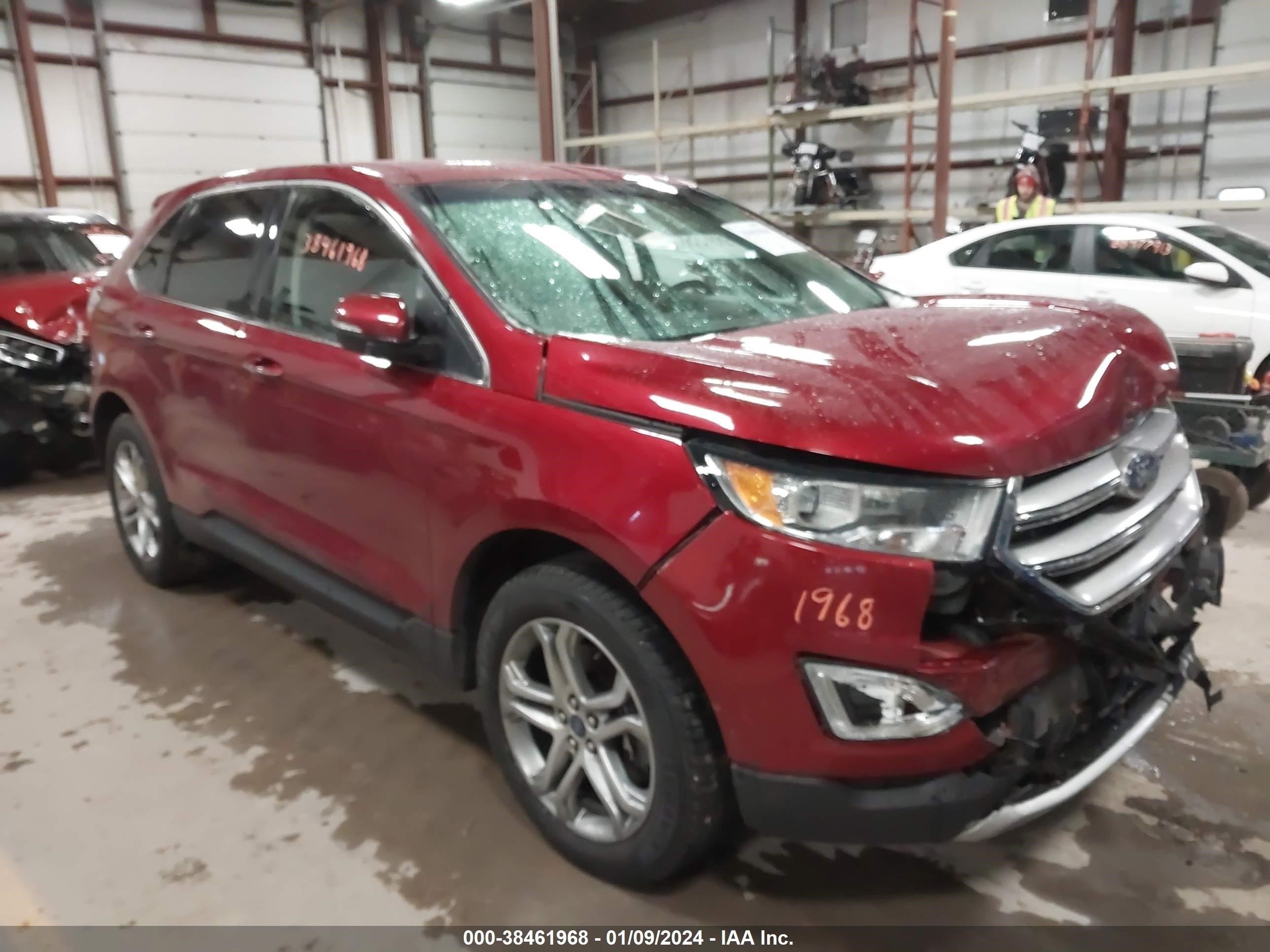 2017 Ford Edge Titanium vin: 2FMPK4K90HBB75219