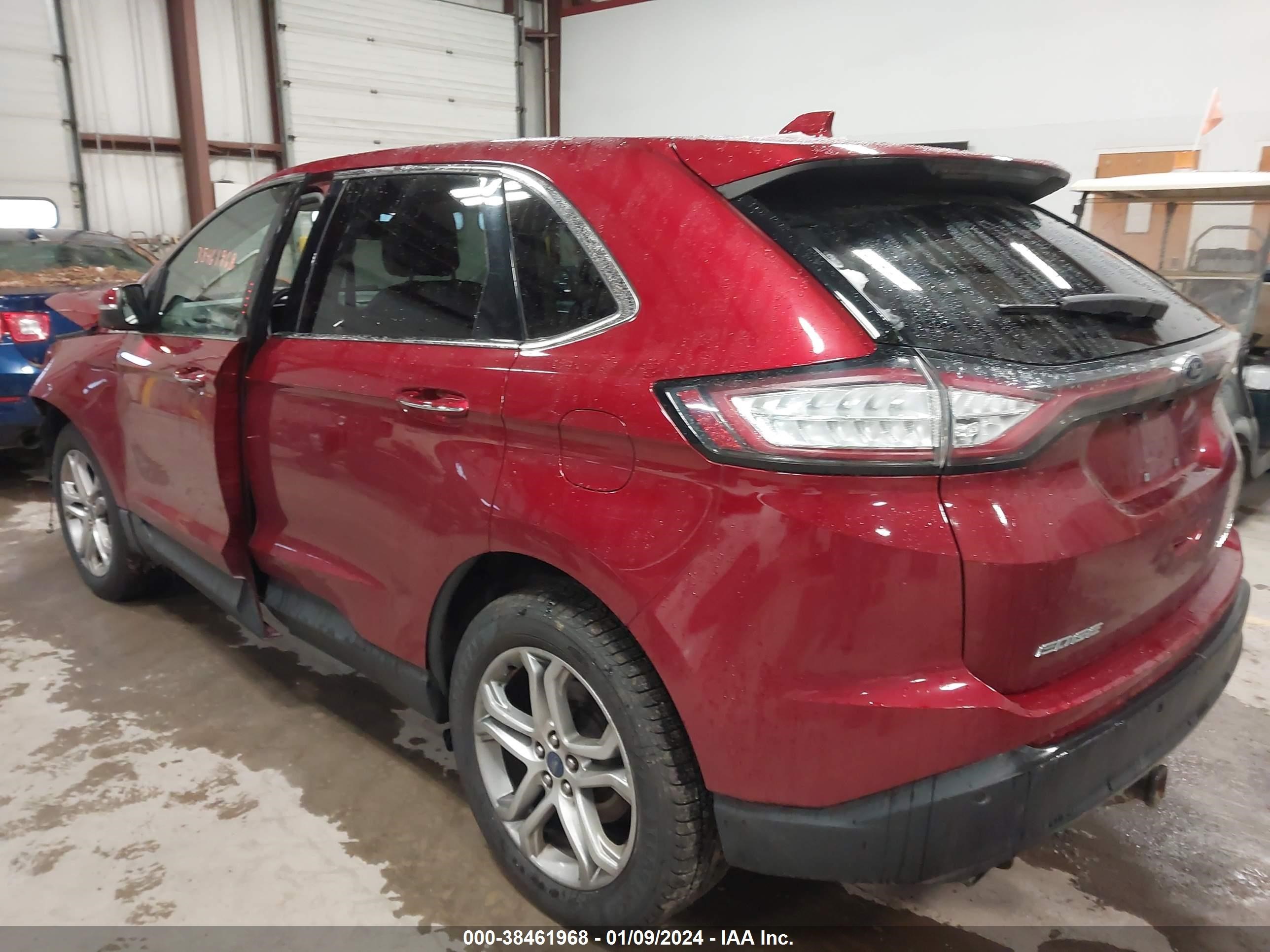 2017 Ford Edge Titanium vin: 2FMPK4K90HBB75219