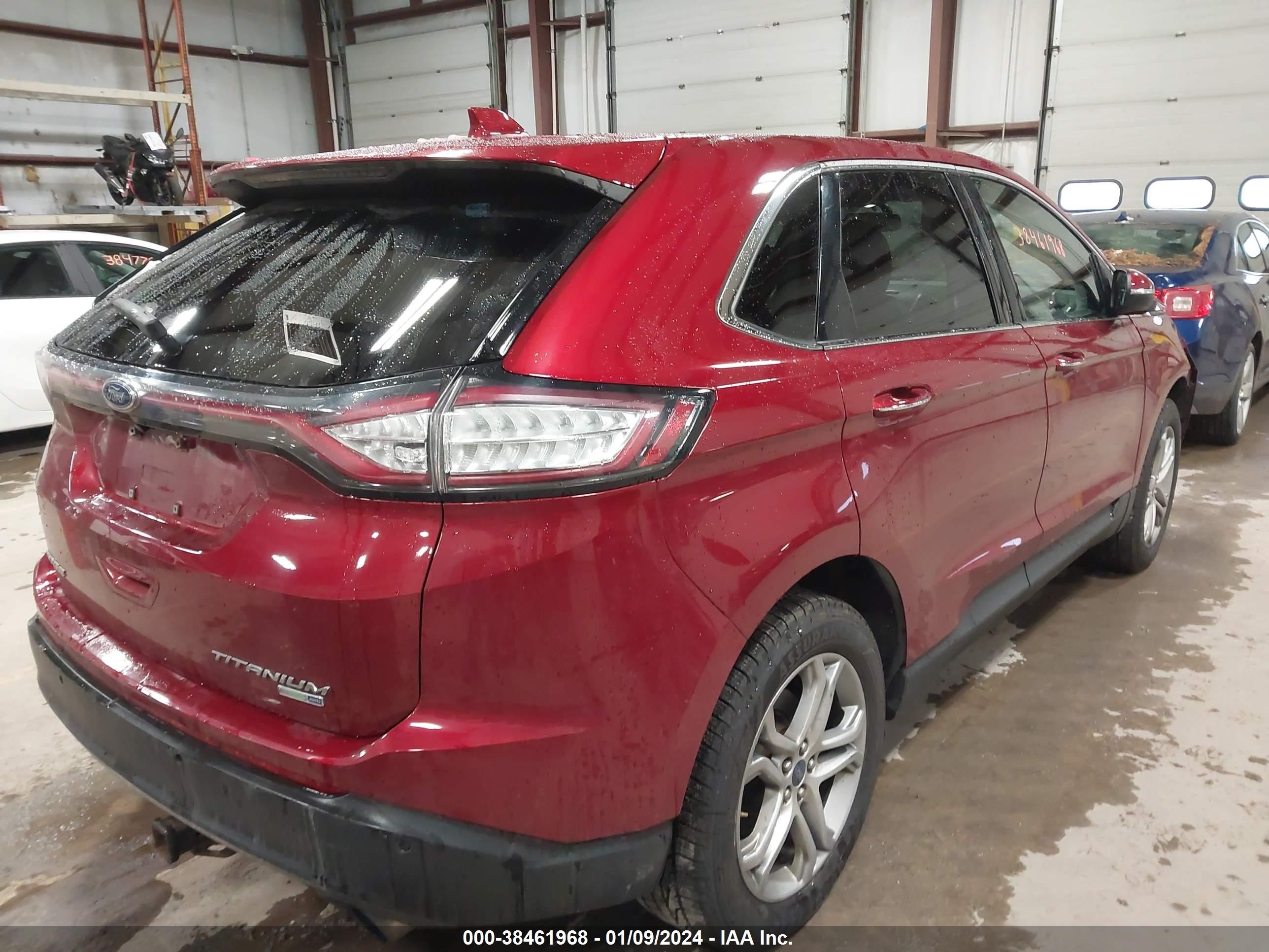 2017 Ford Edge Titanium vin: 2FMPK4K90HBB75219