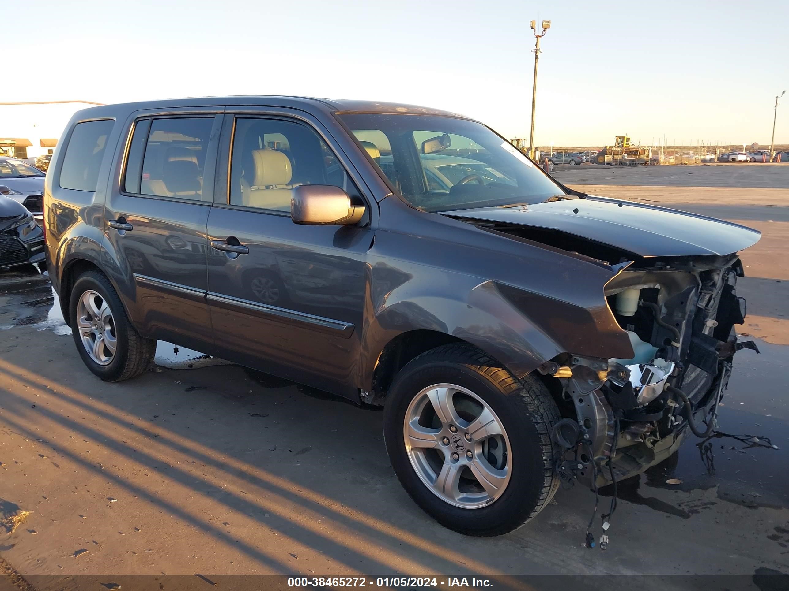 2015 Honda Pilot Ex-L vin: 5FNYF3H6XFB012582