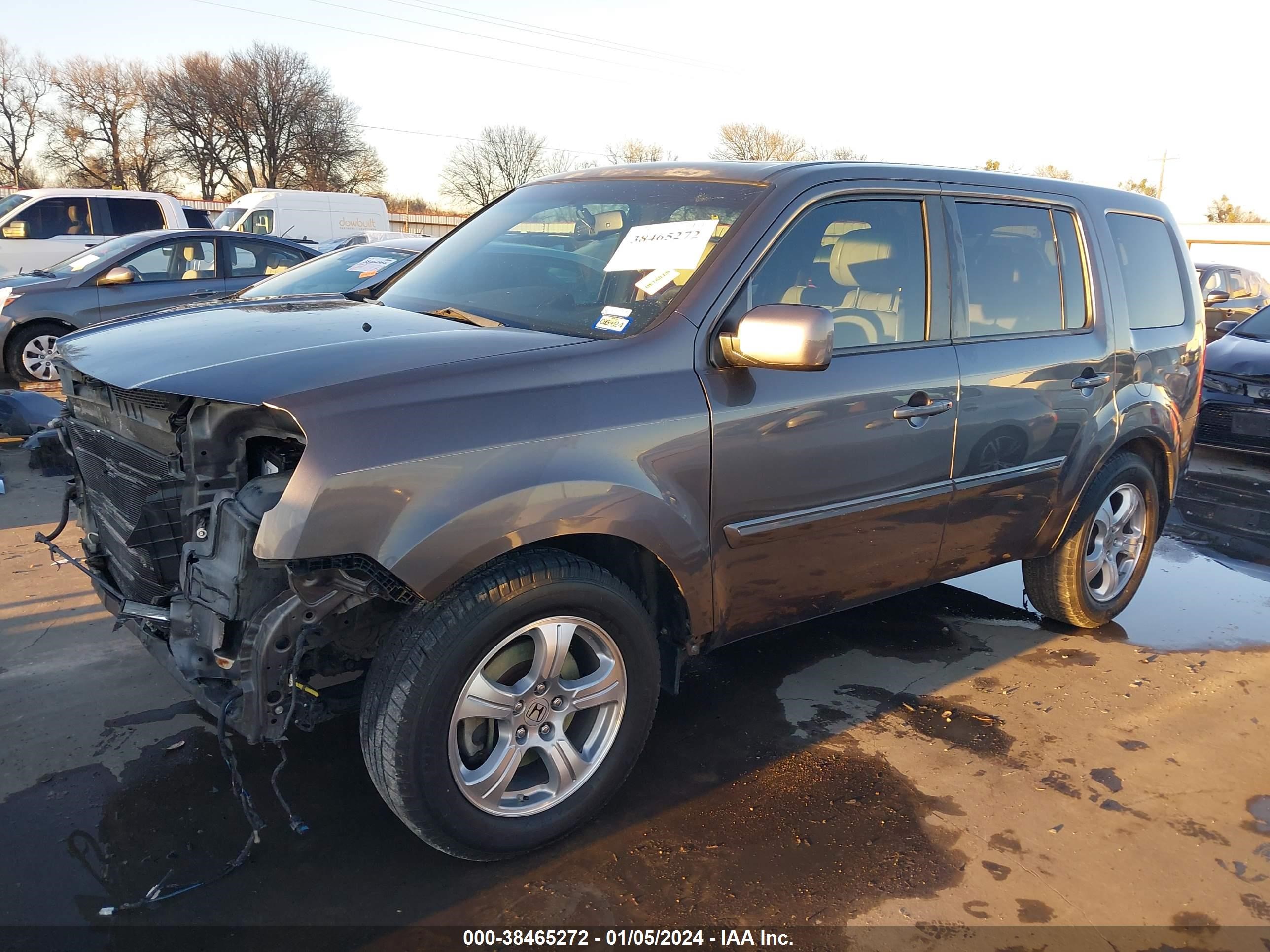 2015 Honda Pilot Ex-L vin: 5FNYF3H6XFB012582