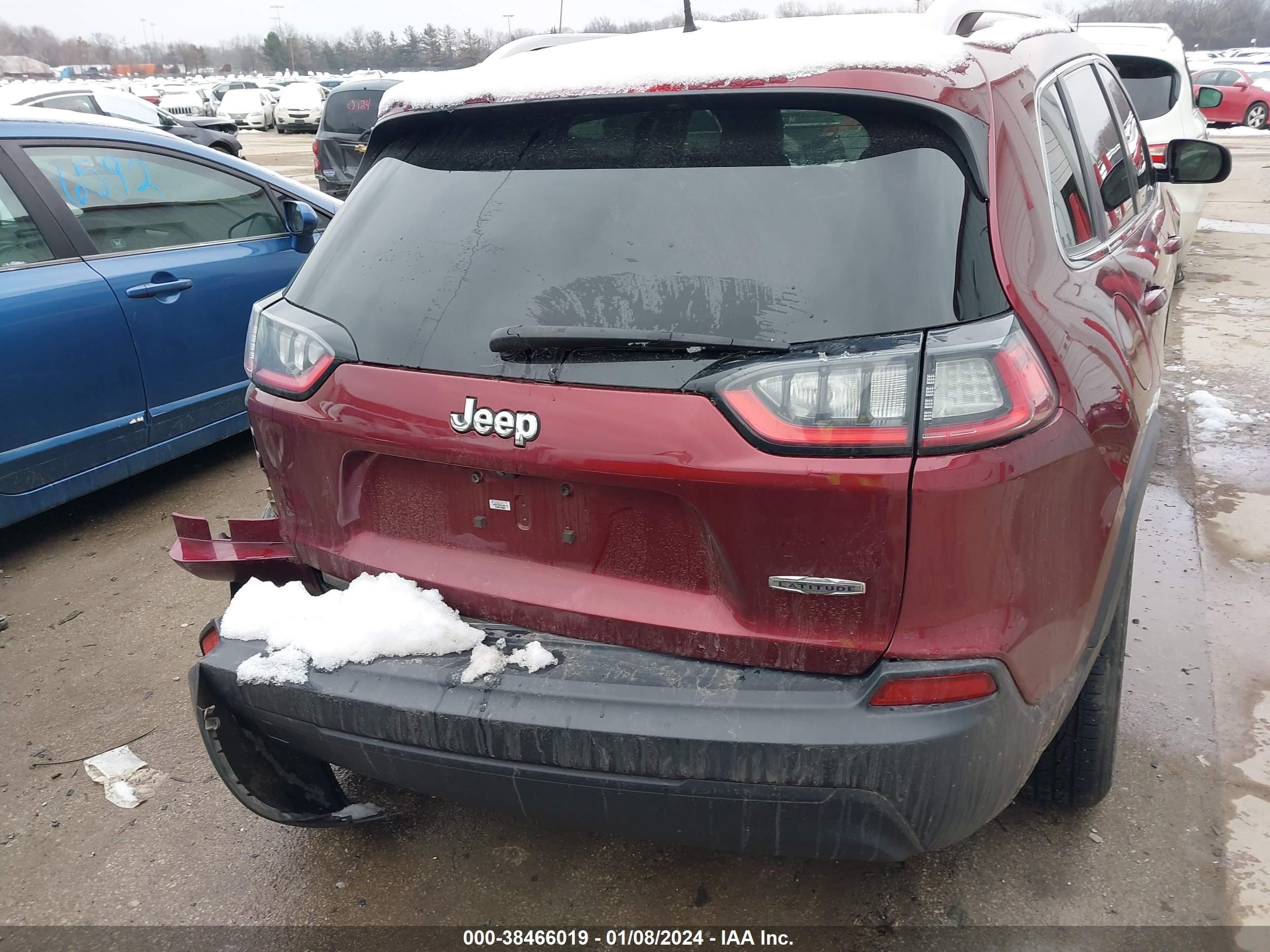 2019 Jeep Cherokee Latitude Fwd vin: 1C4PJLCB4KD153471