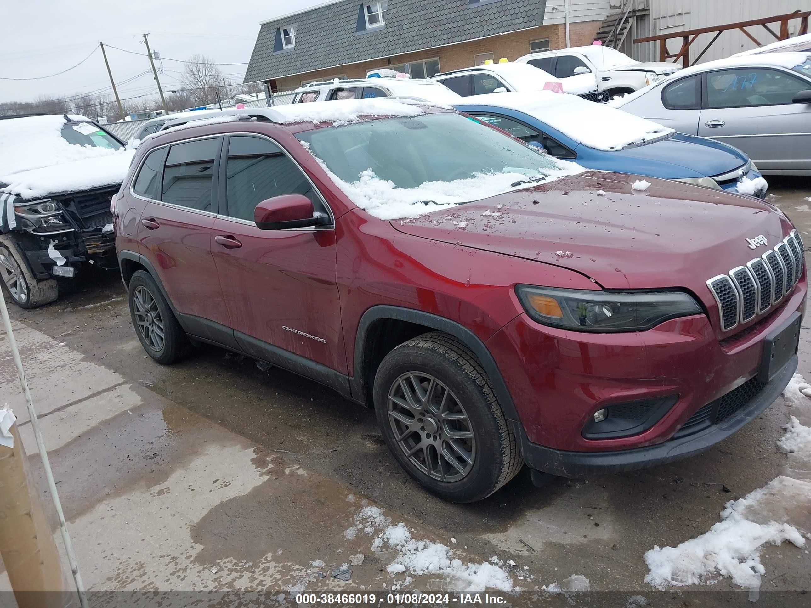 2019 Jeep Cherokee Latitude Fwd vin: 1C4PJLCB4KD153471