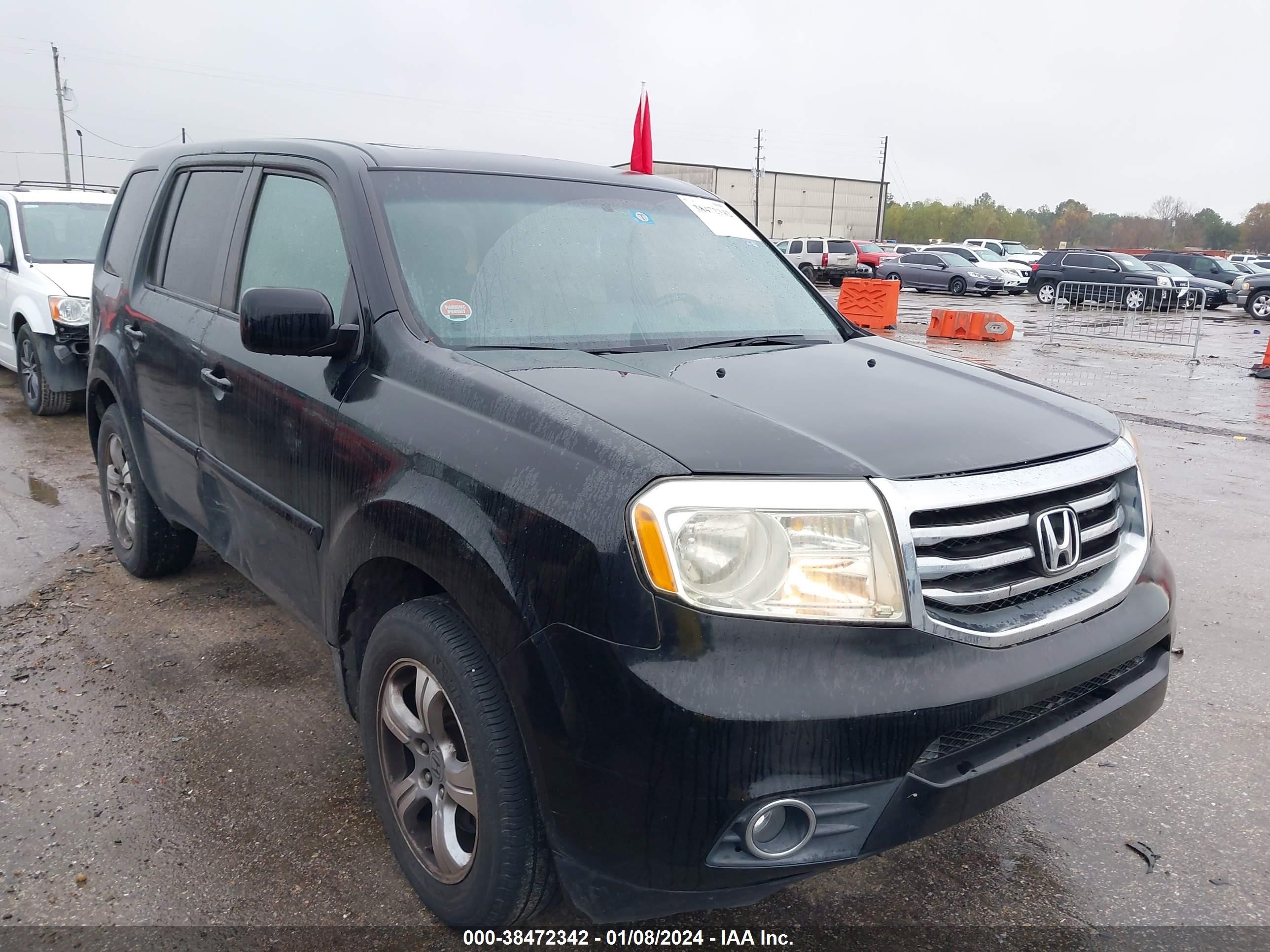 2013 Honda Pilot Ex-L vin: 5FNYF3H58DB044273