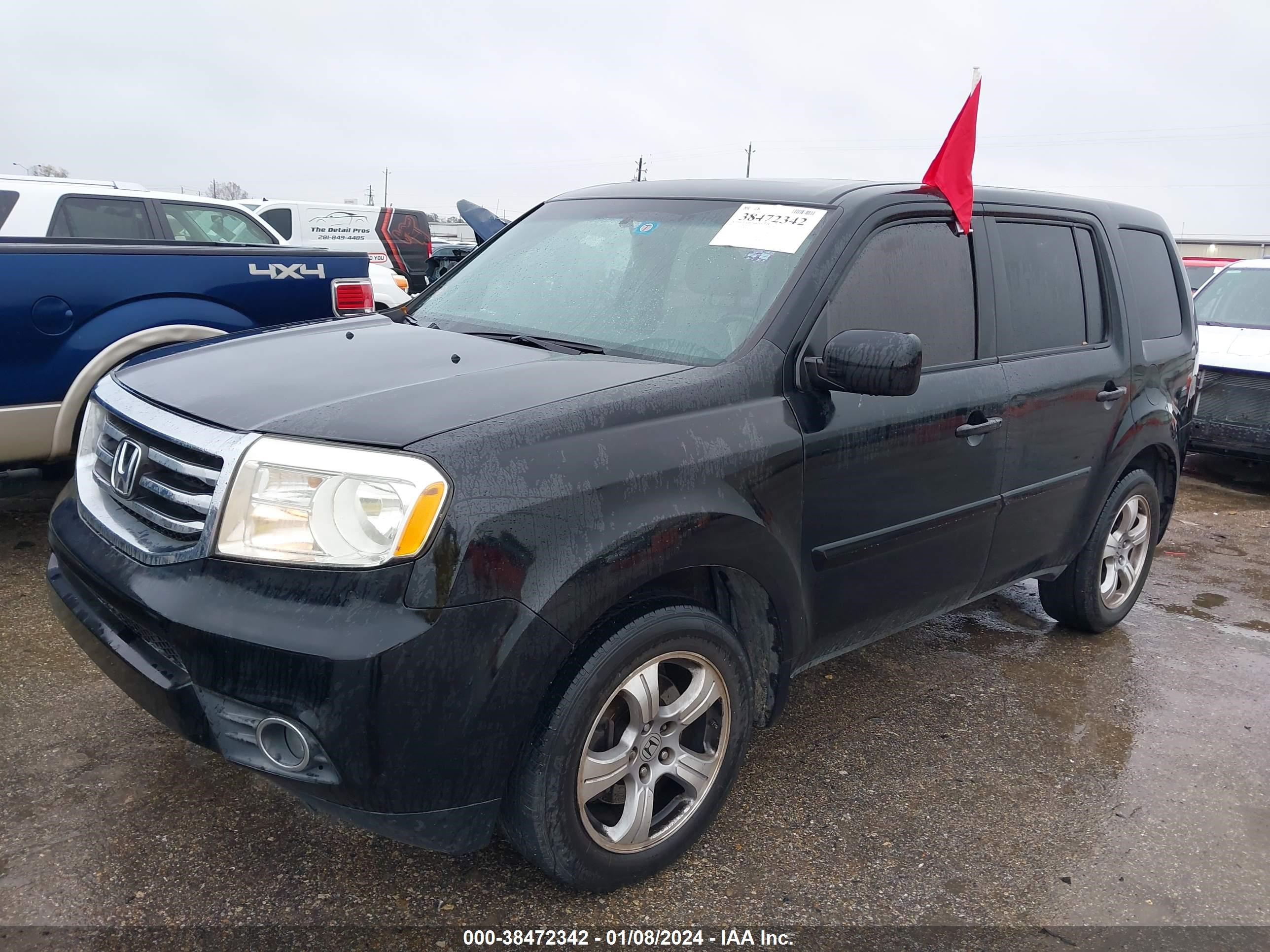 2013 Honda Pilot Ex-L vin: 5FNYF3H58DB044273