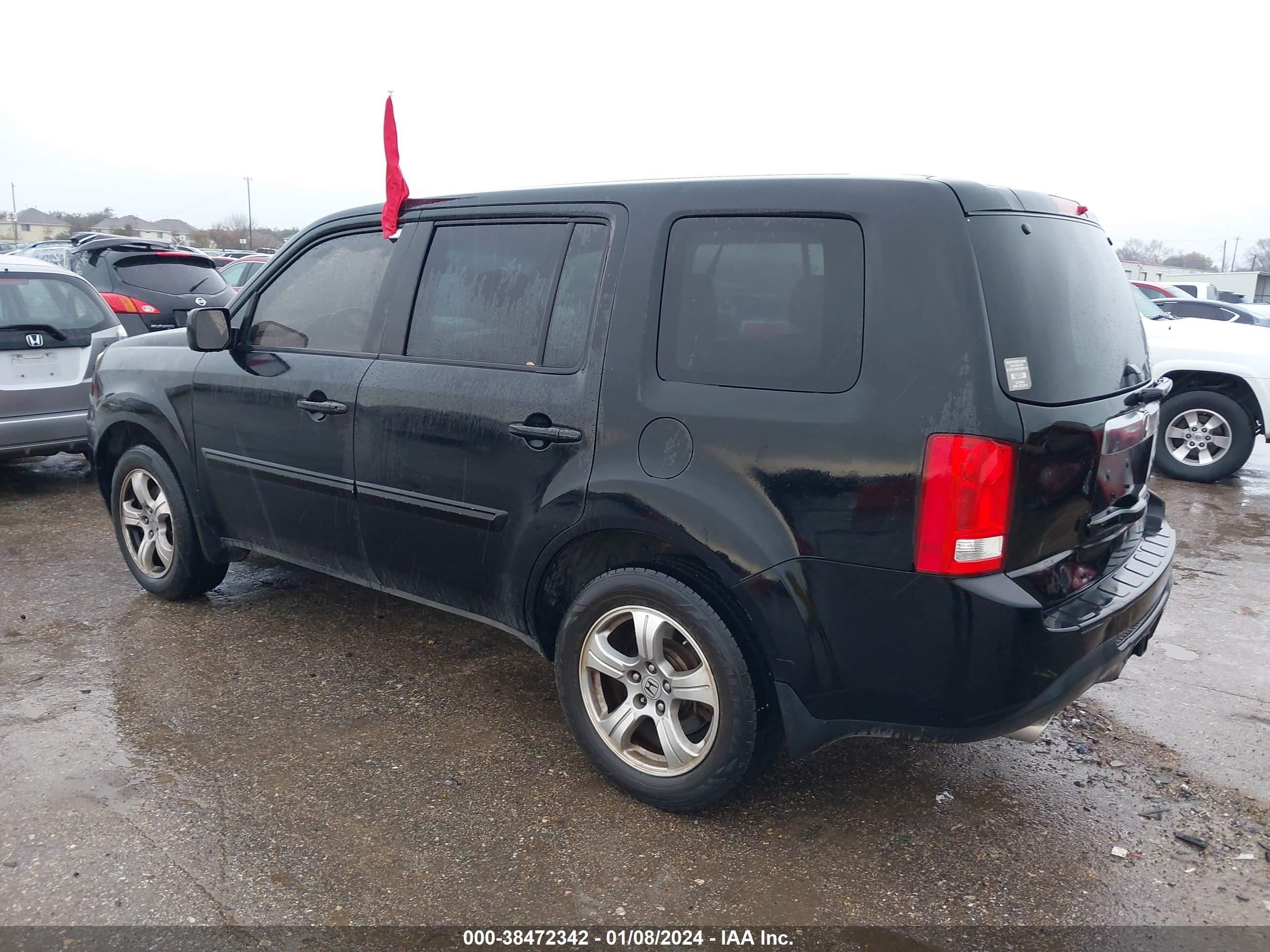 2013 Honda Pilot Ex-L vin: 5FNYF3H58DB044273