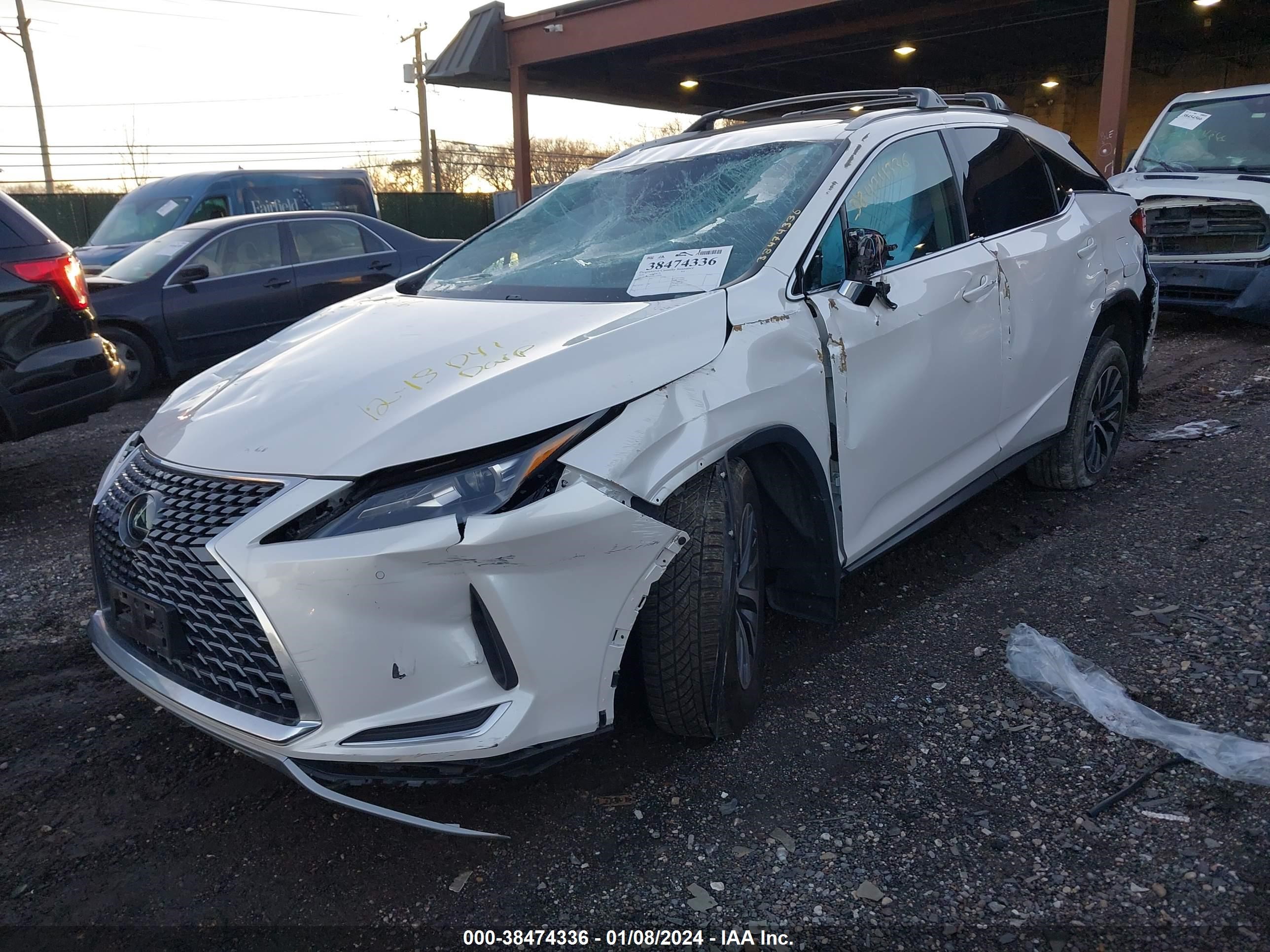 2020 Lexus Rx 350 vin: 2T2HZMDA4LC240466