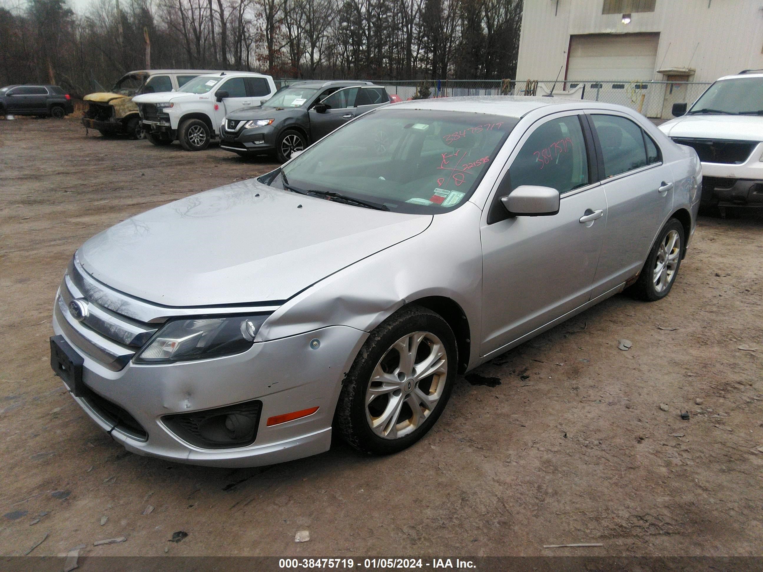 2012 Ford Fusion Se vin: 3FAHP0HA3CR341348