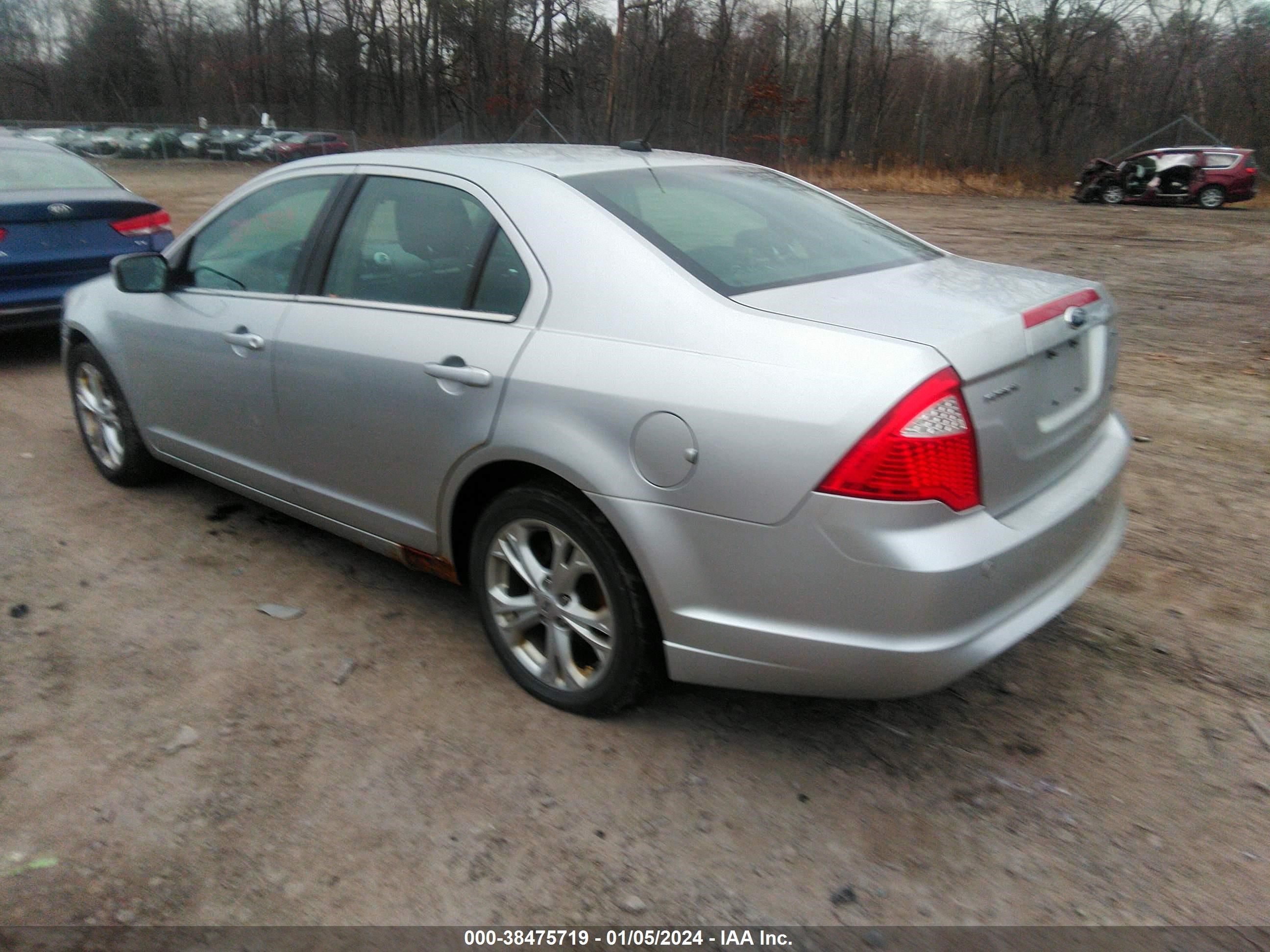 2012 Ford Fusion Se vin: 3FAHP0HA3CR341348