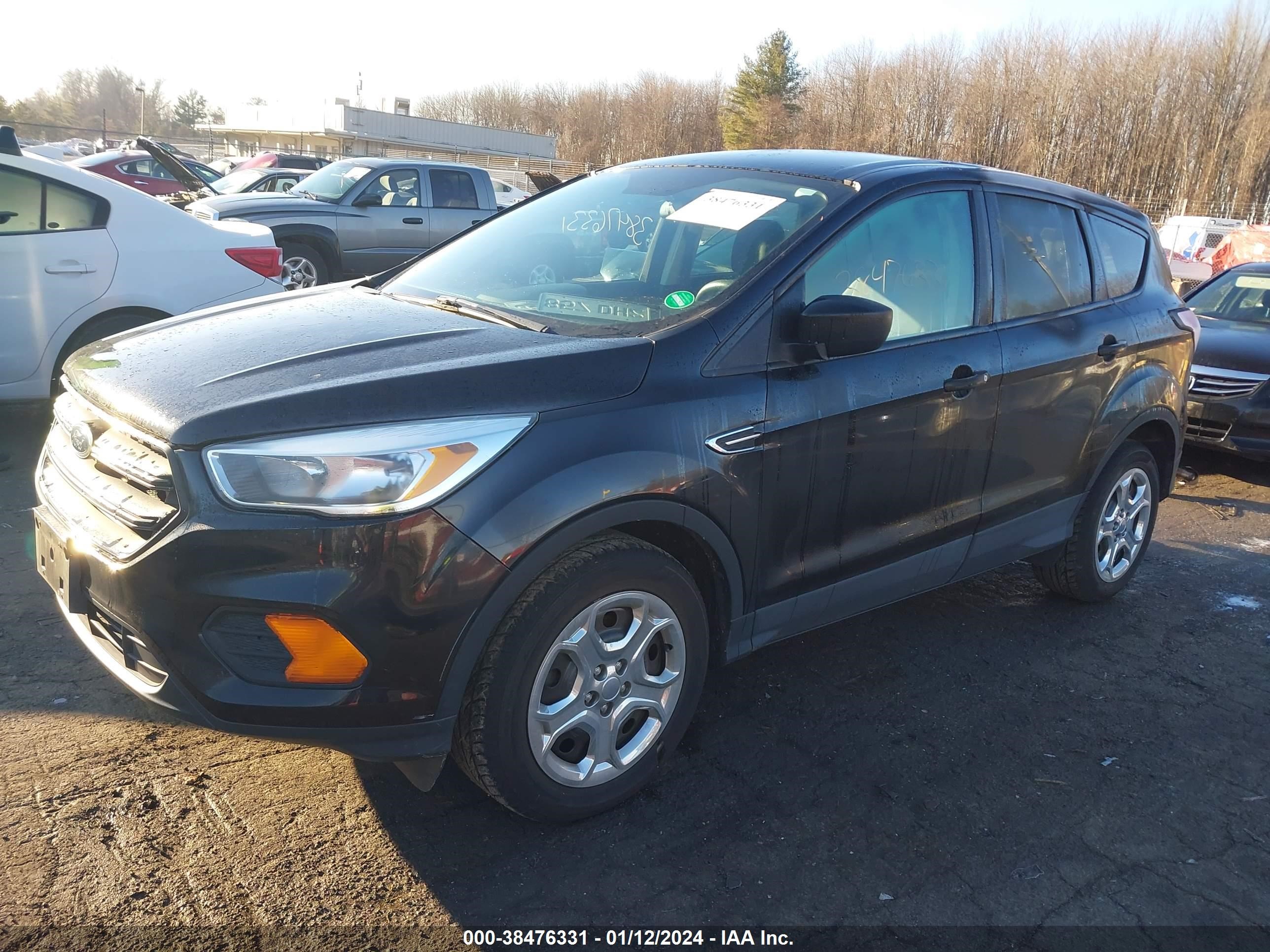 2017 Ford Escape S vin: 1FMCU0F74HUD01568