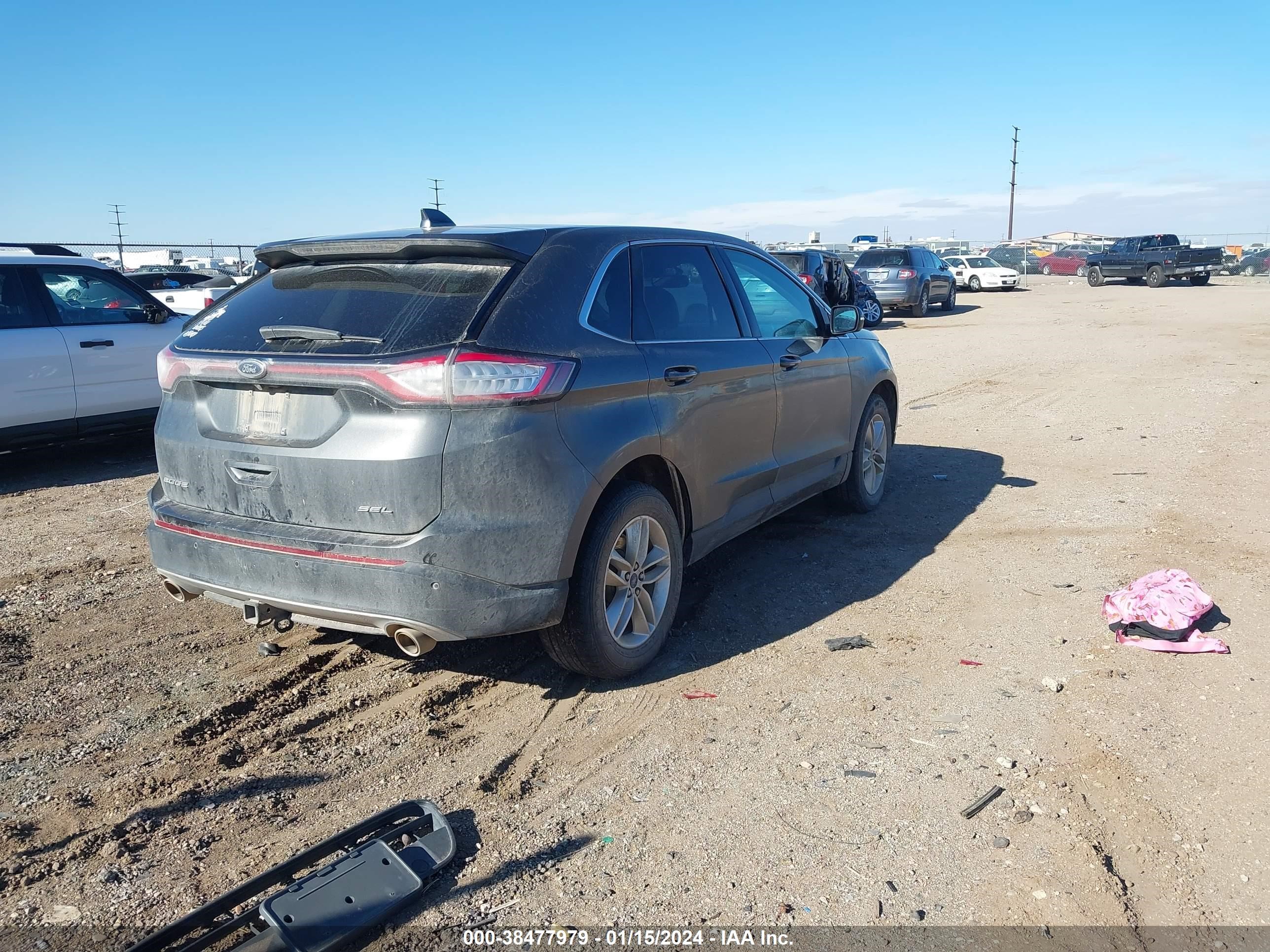 2016 Ford Edge Sel vin: 2FMPK3J81GBB94086